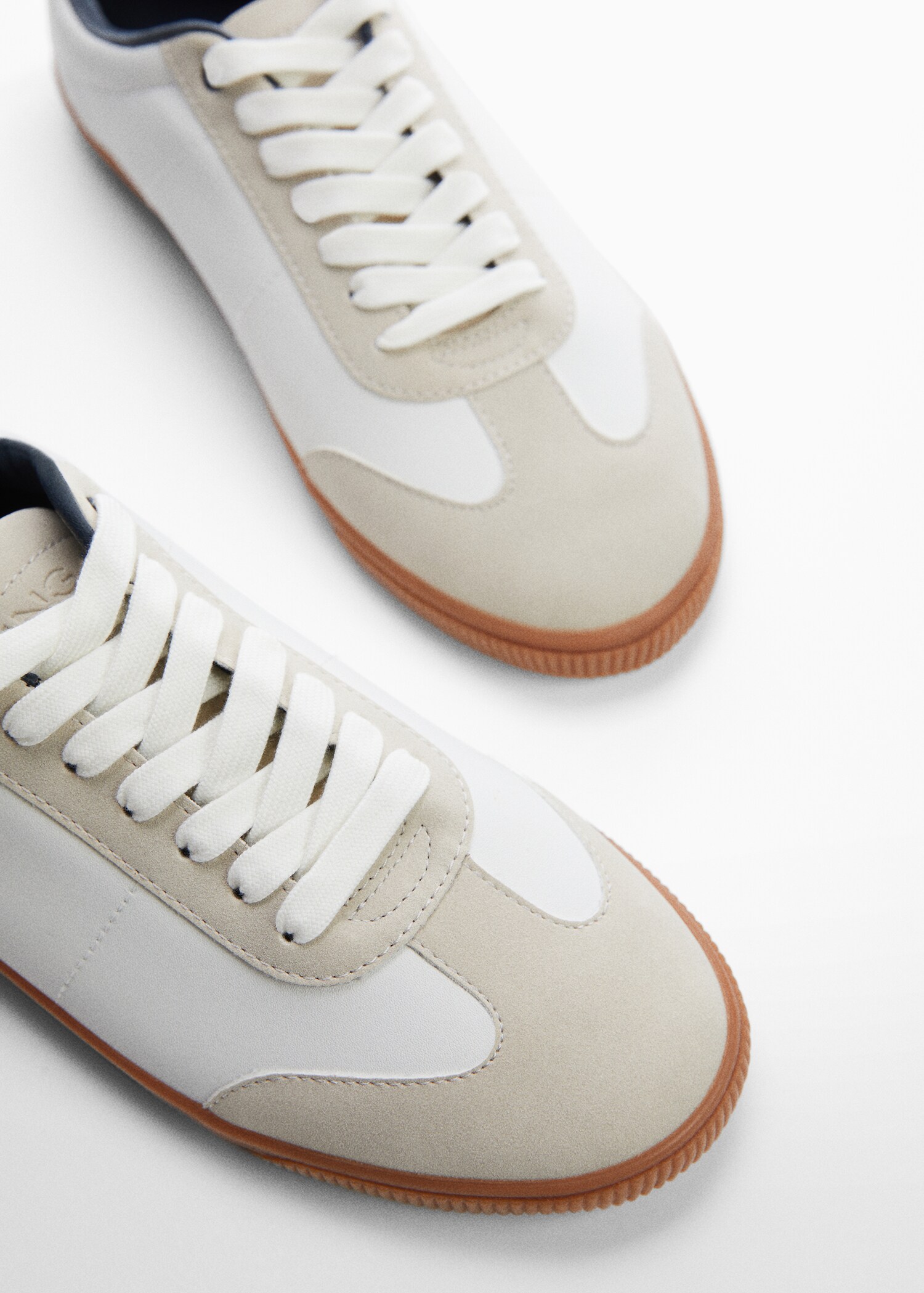 Lace-up leather sneakers - Details of the article 3