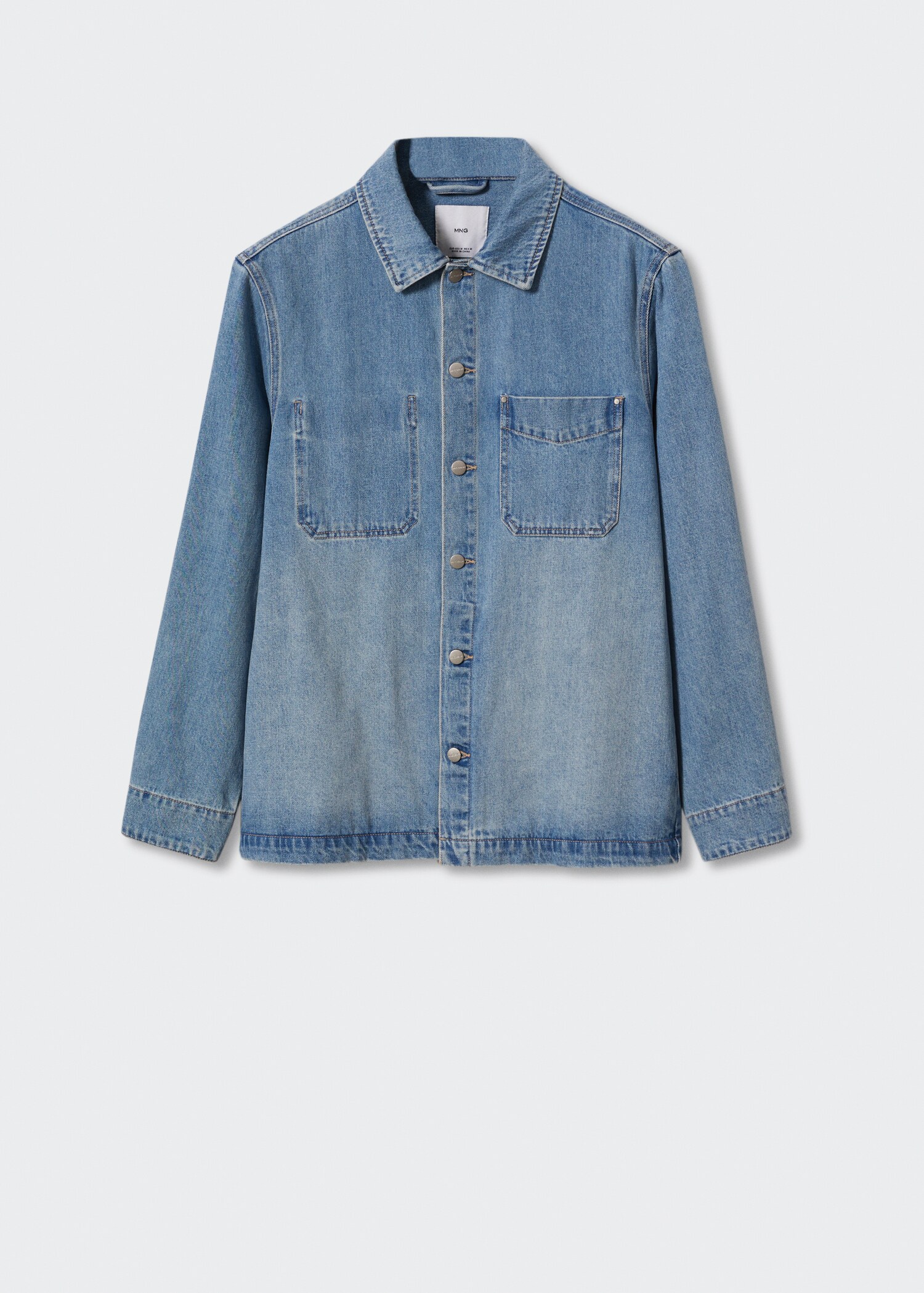 Pocket denim overshirt - Article without model