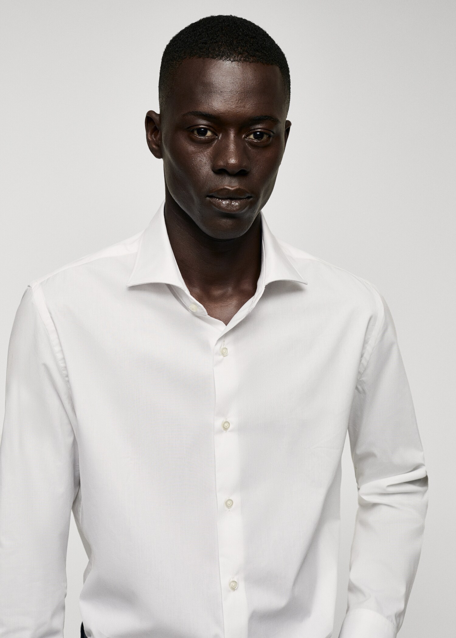 Chemise slim fit en coton stretch - Détail de l'article 1