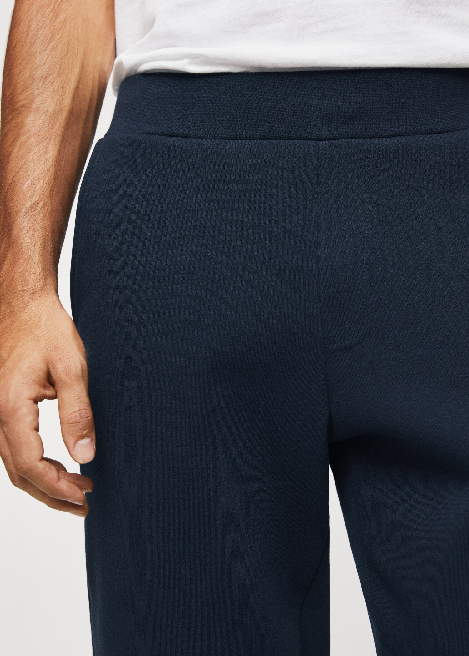 Sustainable cotton jogger pants - Details of the article 1