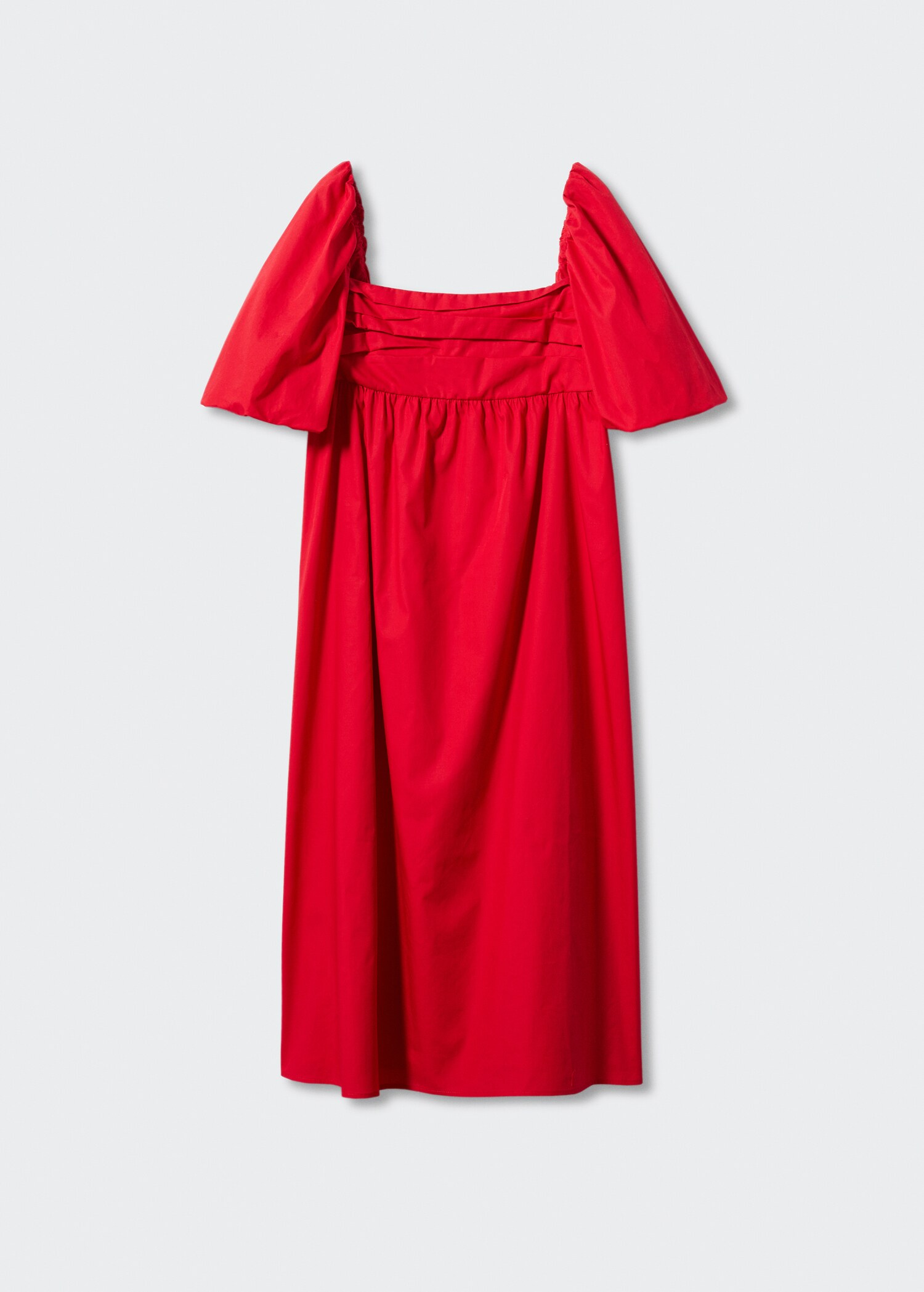 Puffed sleeves cotton dress - Article without model
