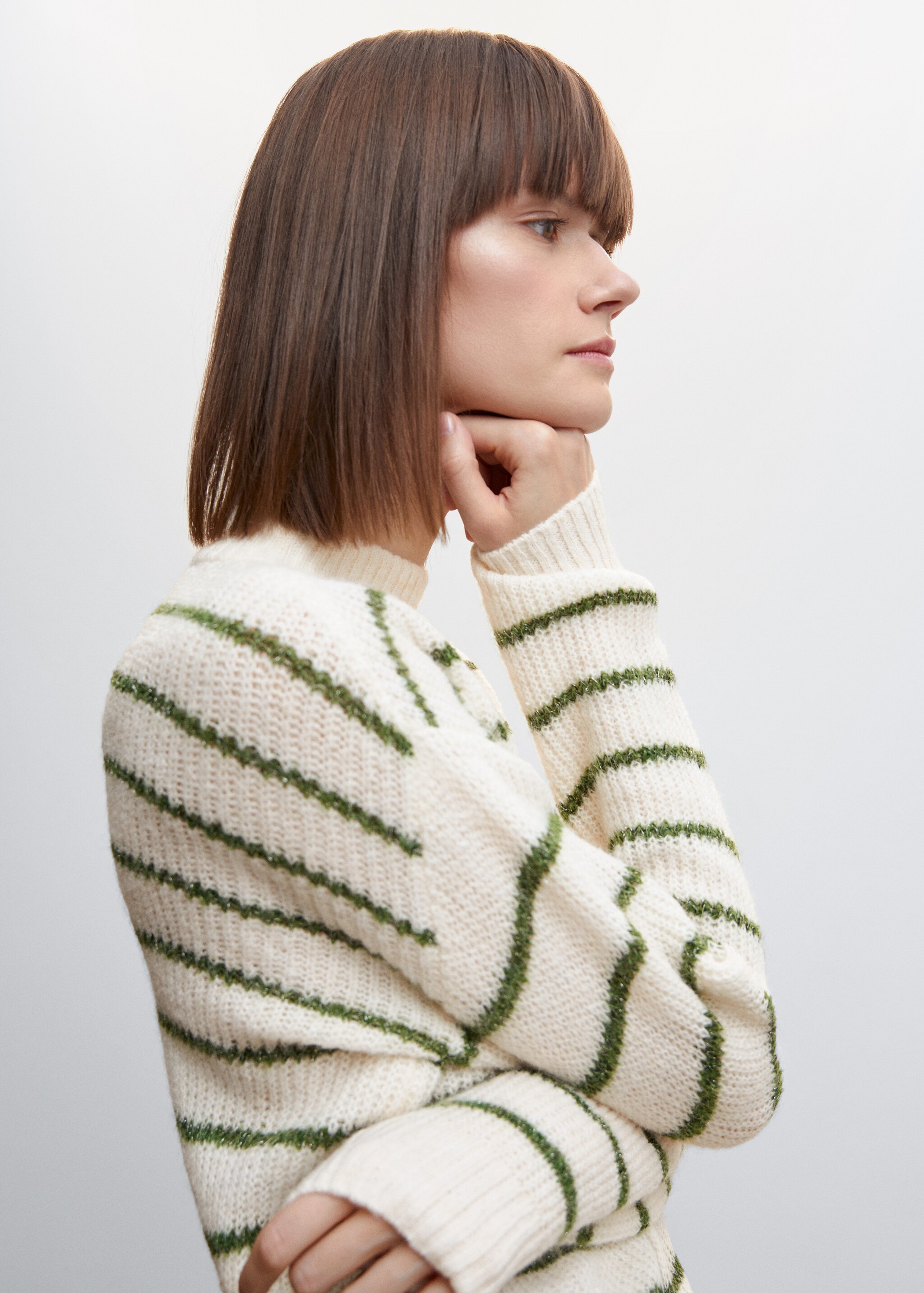 Lurex stripes sweater - Details of the article 1