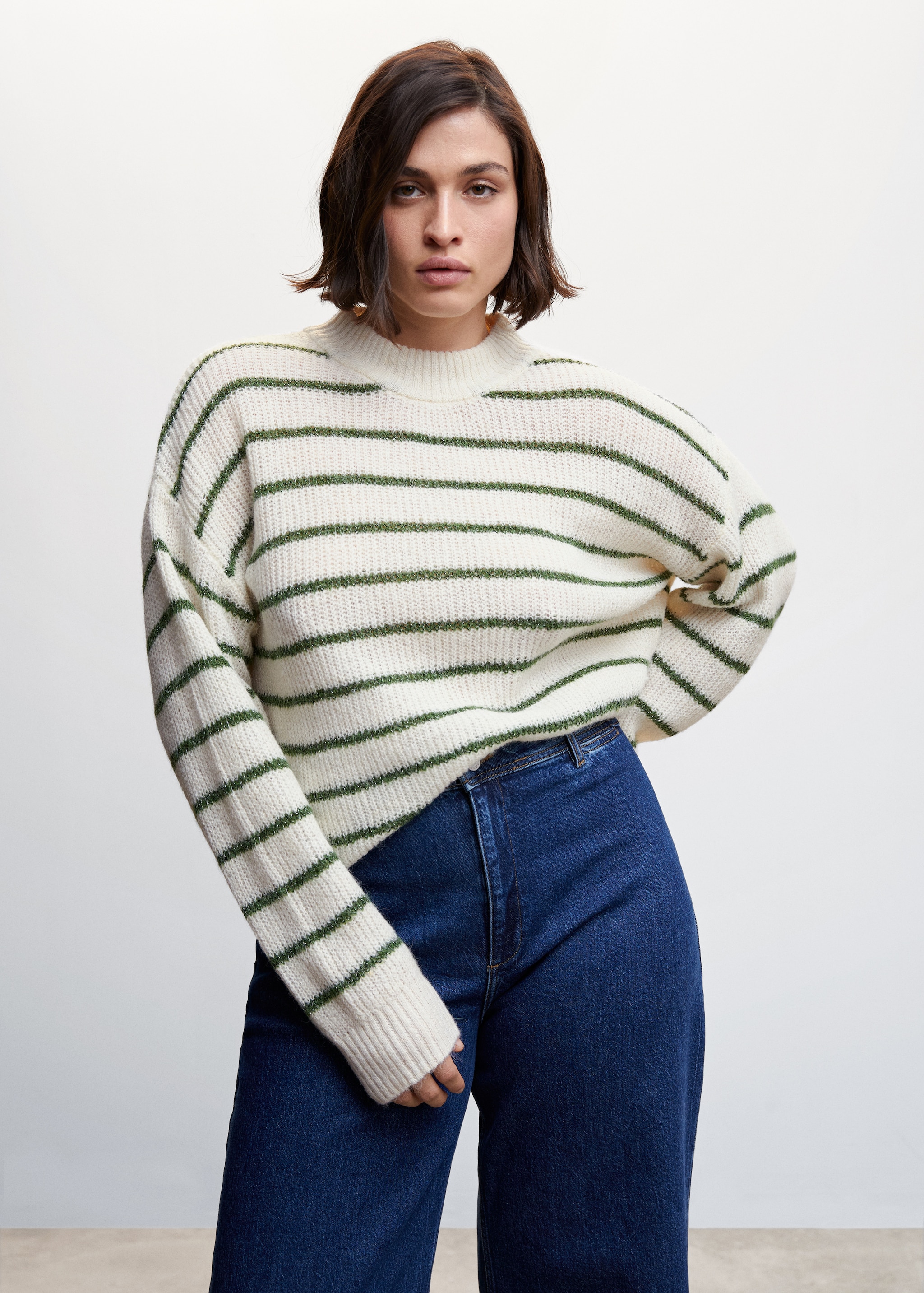 Lurex stripes sweater - Details of the article 5