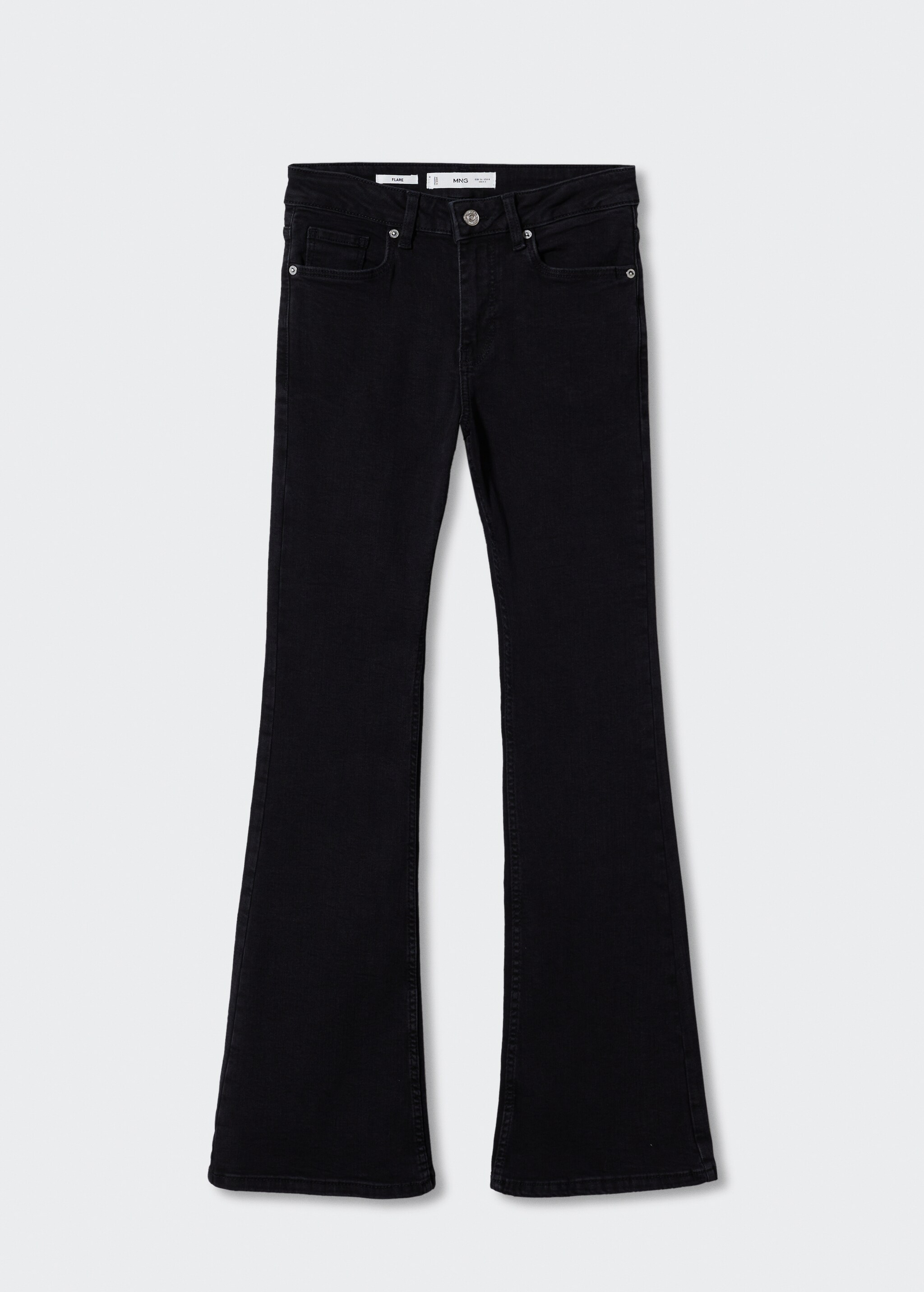 Flared-Jeans mit mittlerer Bundhöhe - Artikel ohne Model