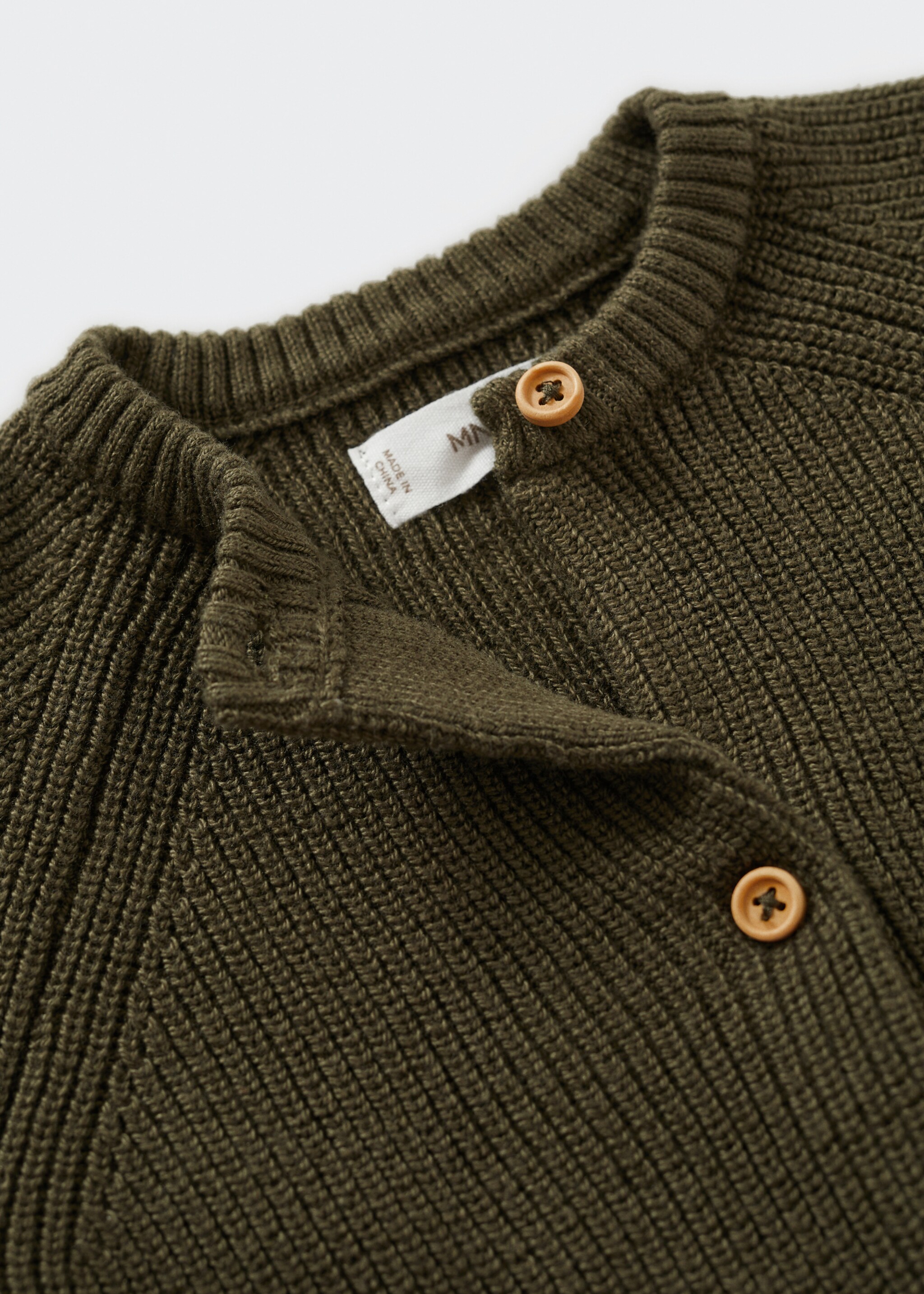 Cardigan de malha com botões - Pormenor do artigo 0