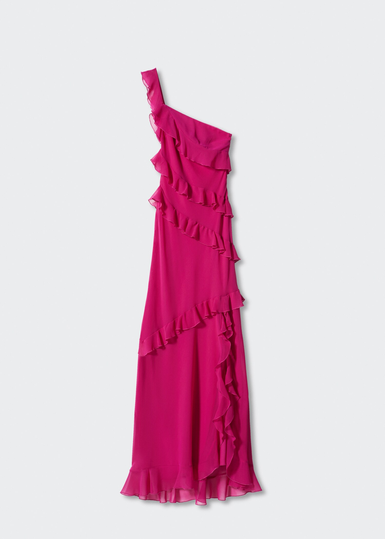 Asymmetric ruffled dress - Article without model