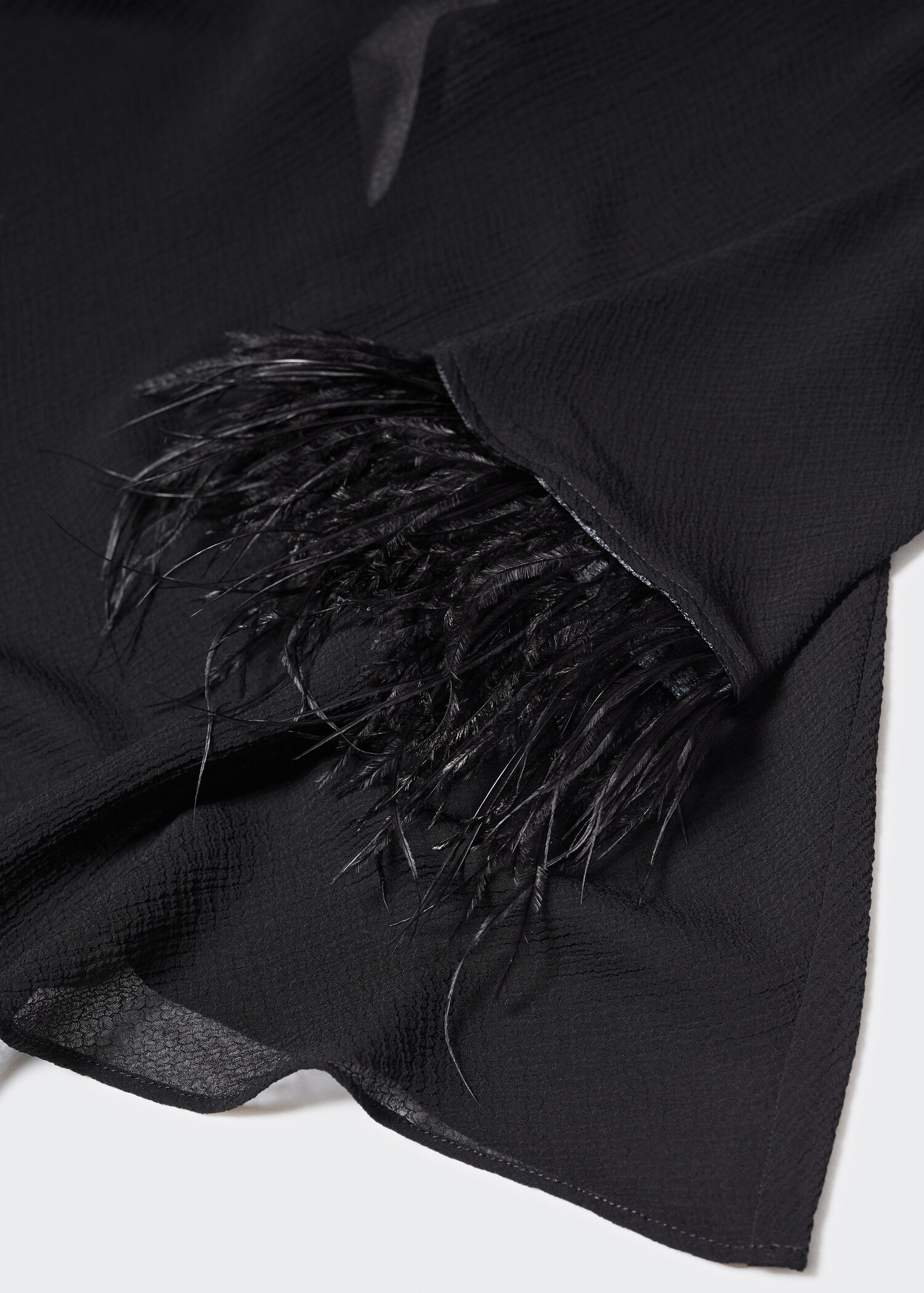 Blouse with feather detail  - Details of the article 8