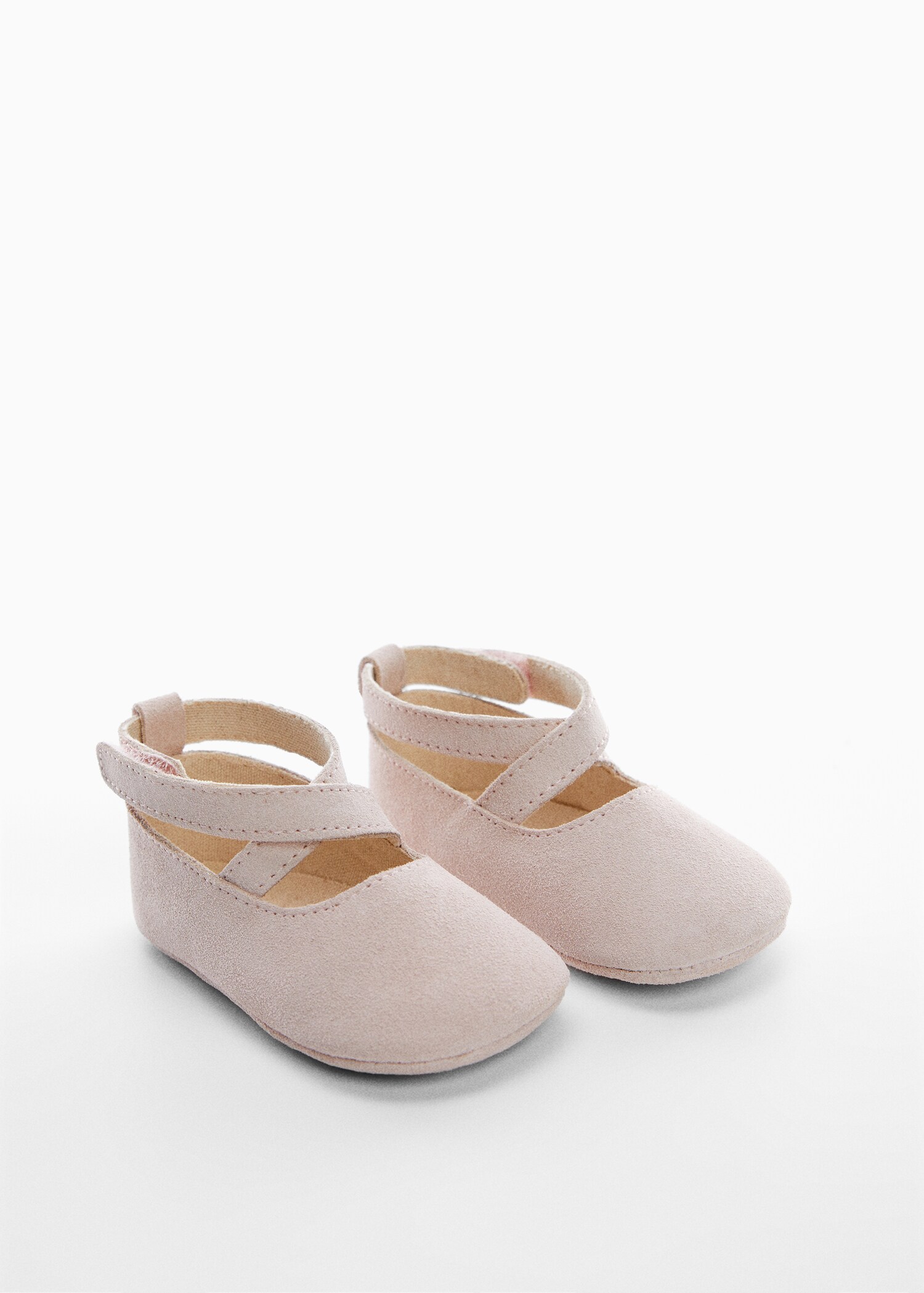 Velcro leather shoes - Medium plane