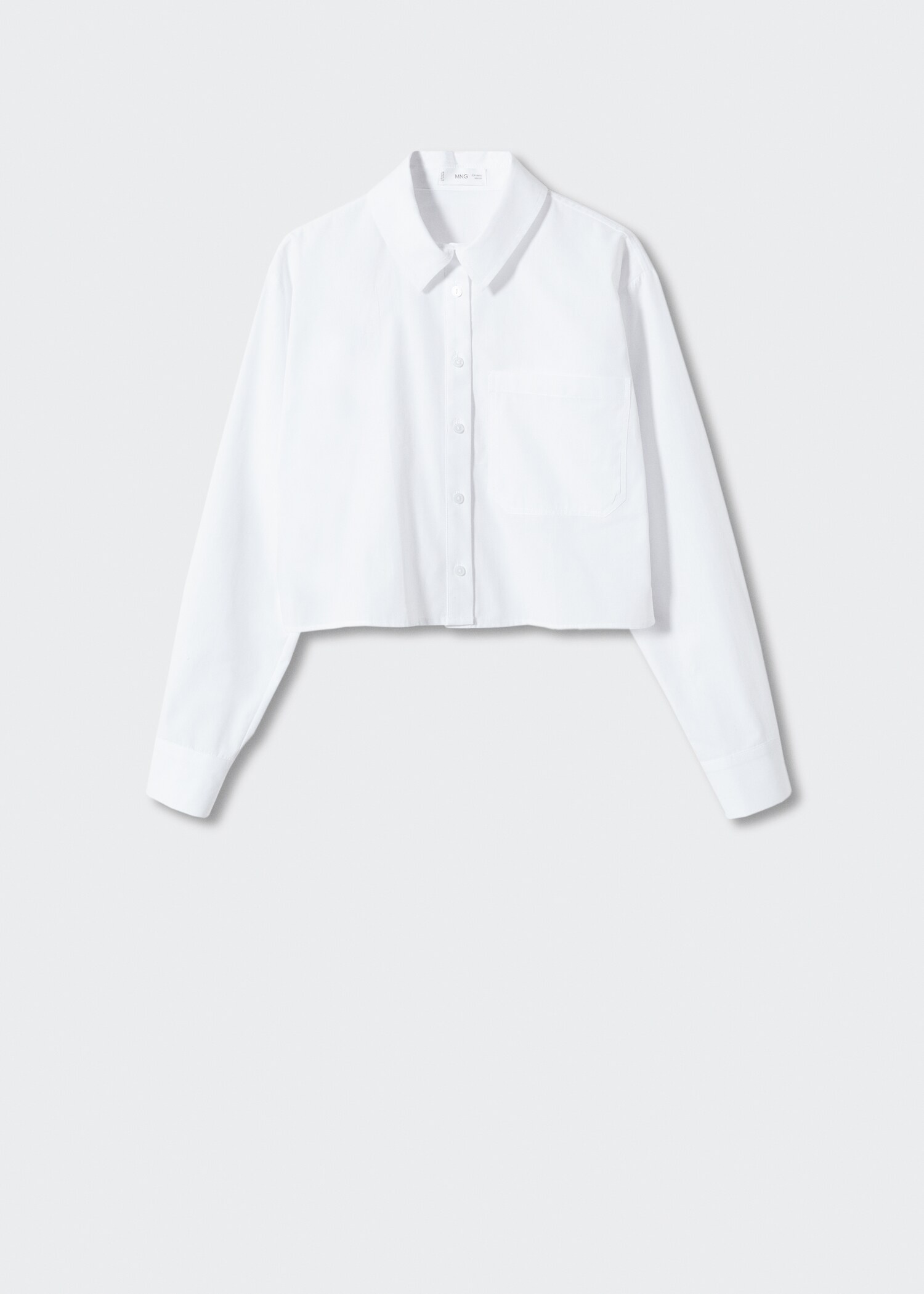 Cropped skjorte - Artikkel uten modell