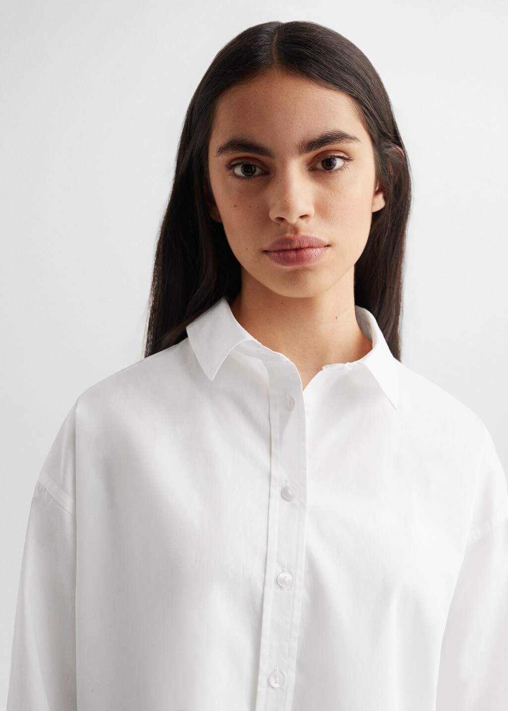 Camisa blanca niña mango online
