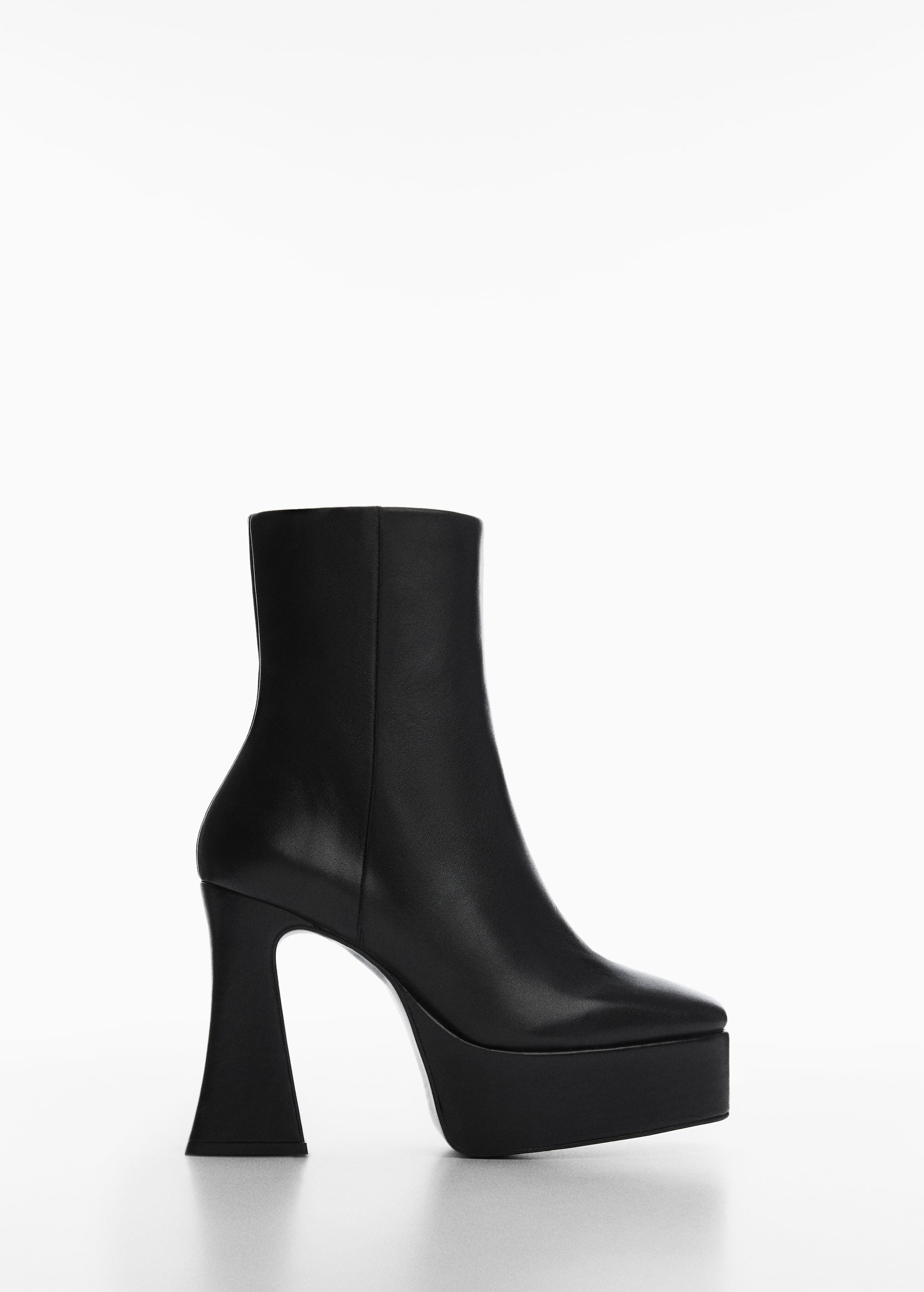 Platform leather ankle boots - Article without model