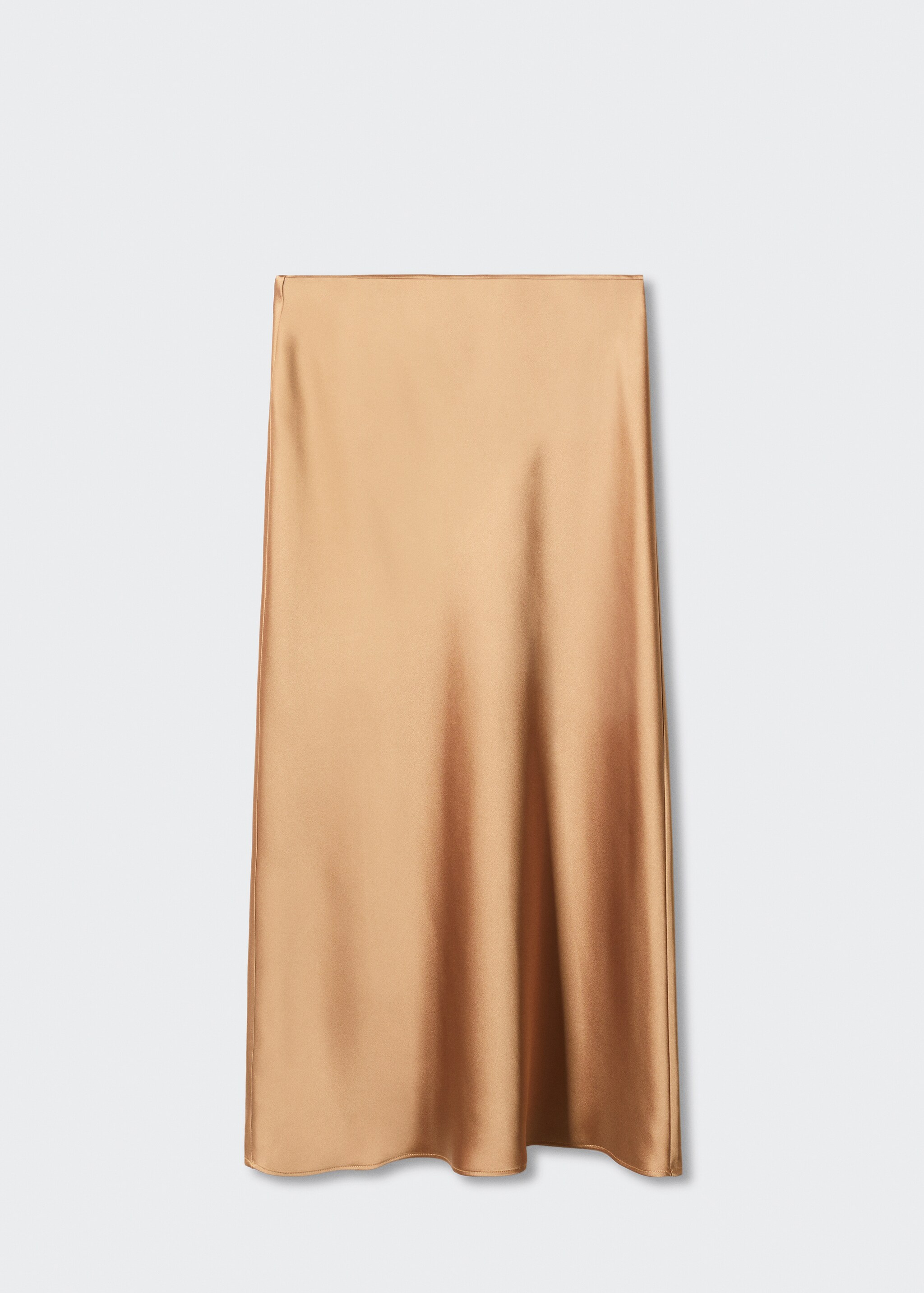 Midi satin skirt - Article without model