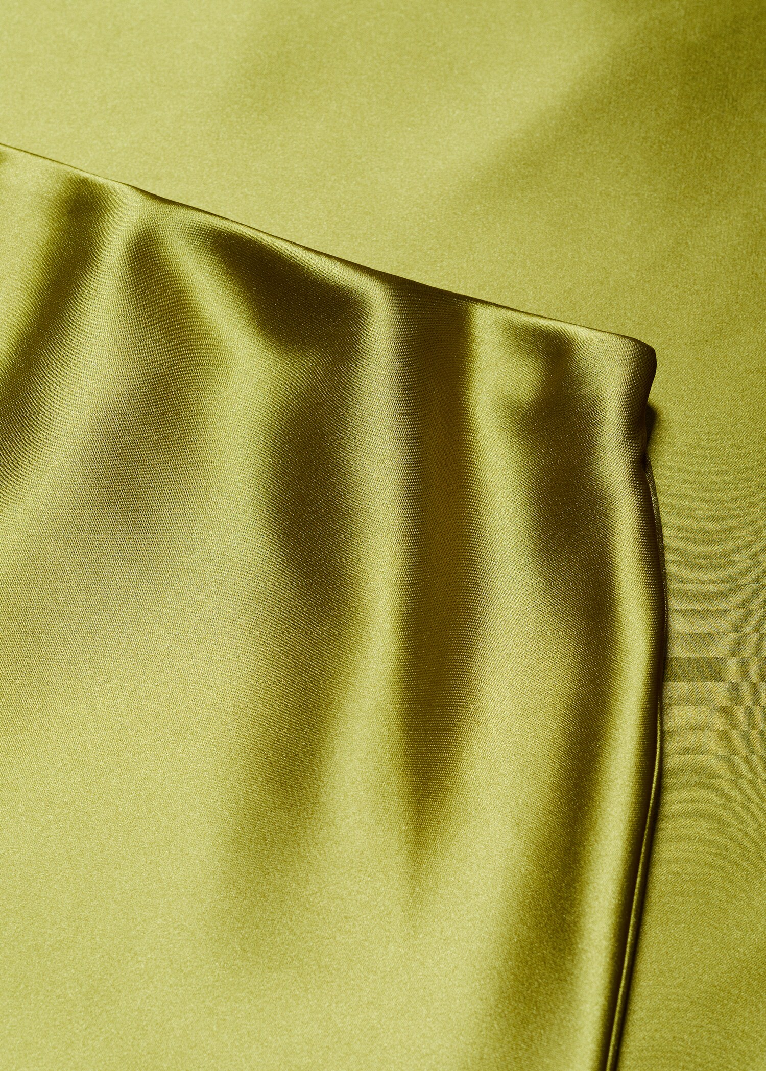 Midi satin skirt - Details of the article 8