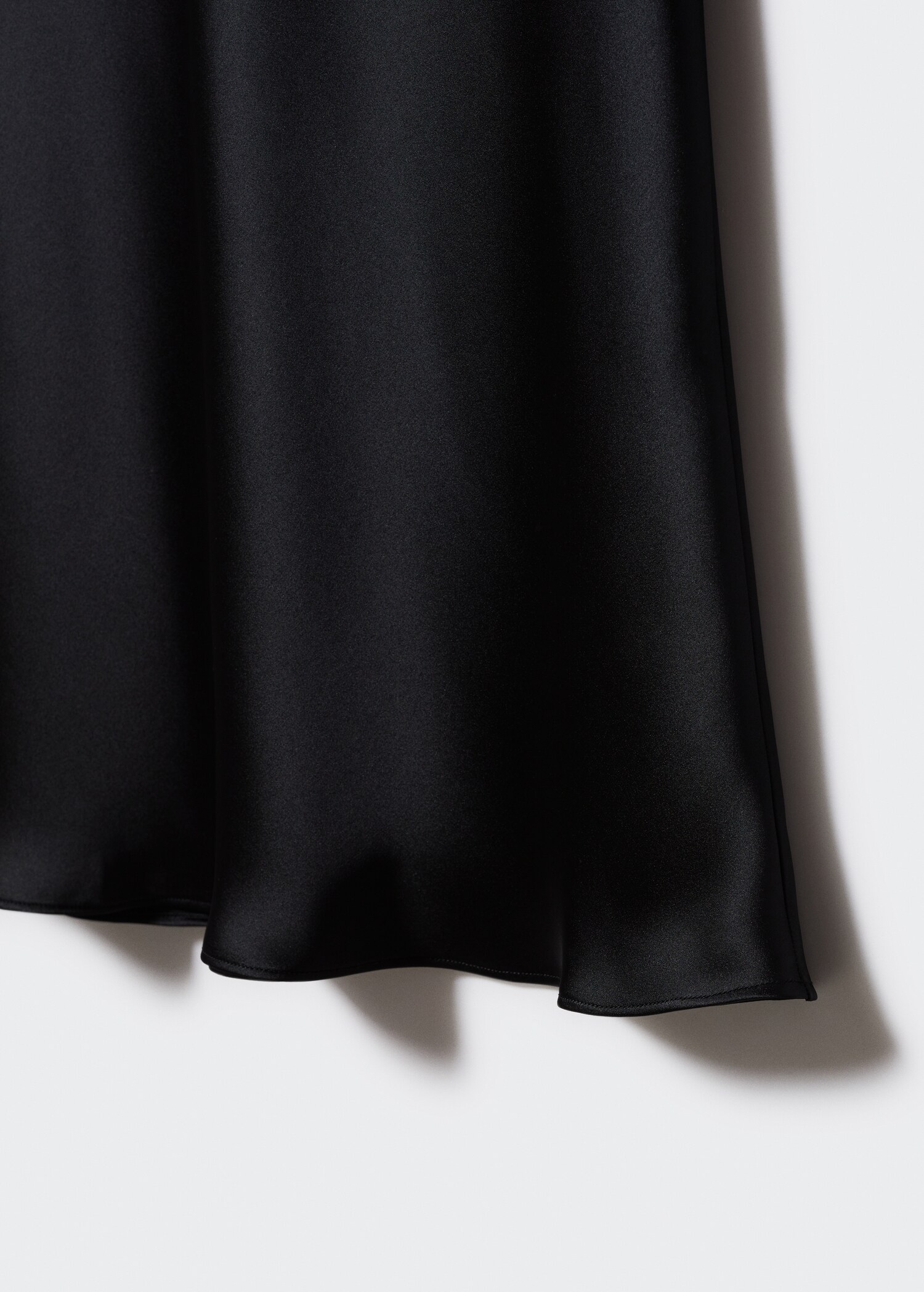 Midi satin skirt - Details of the article 8