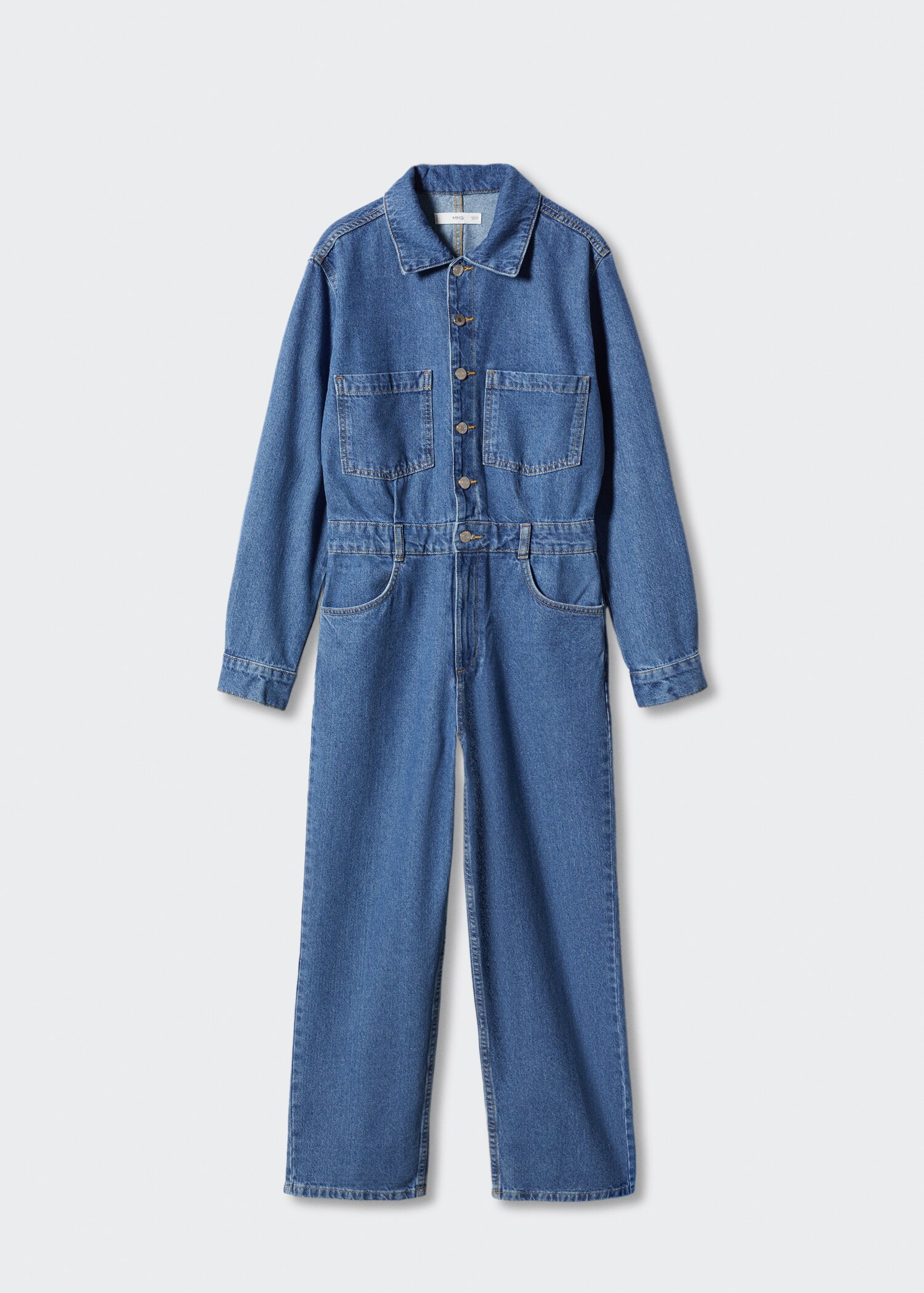 Long denim jumpsuit - Article without model