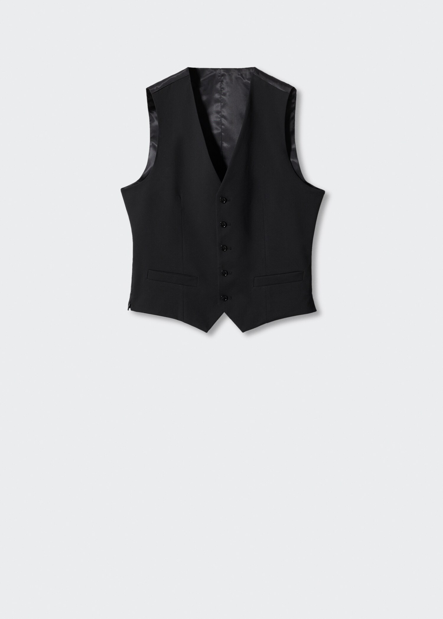 Super slim-fit suit vest - Article without model