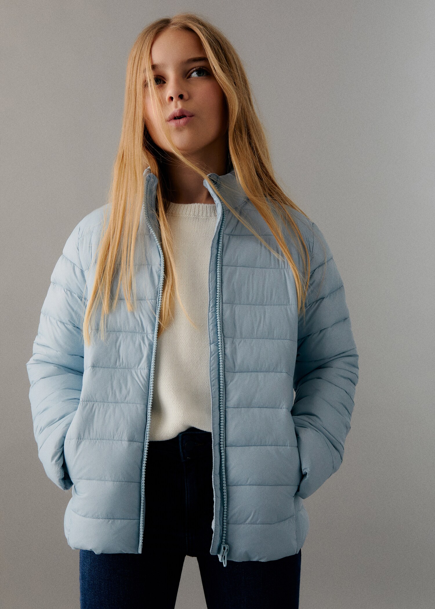 Wasserabweisende Steppjacke - Mittlere Ansicht