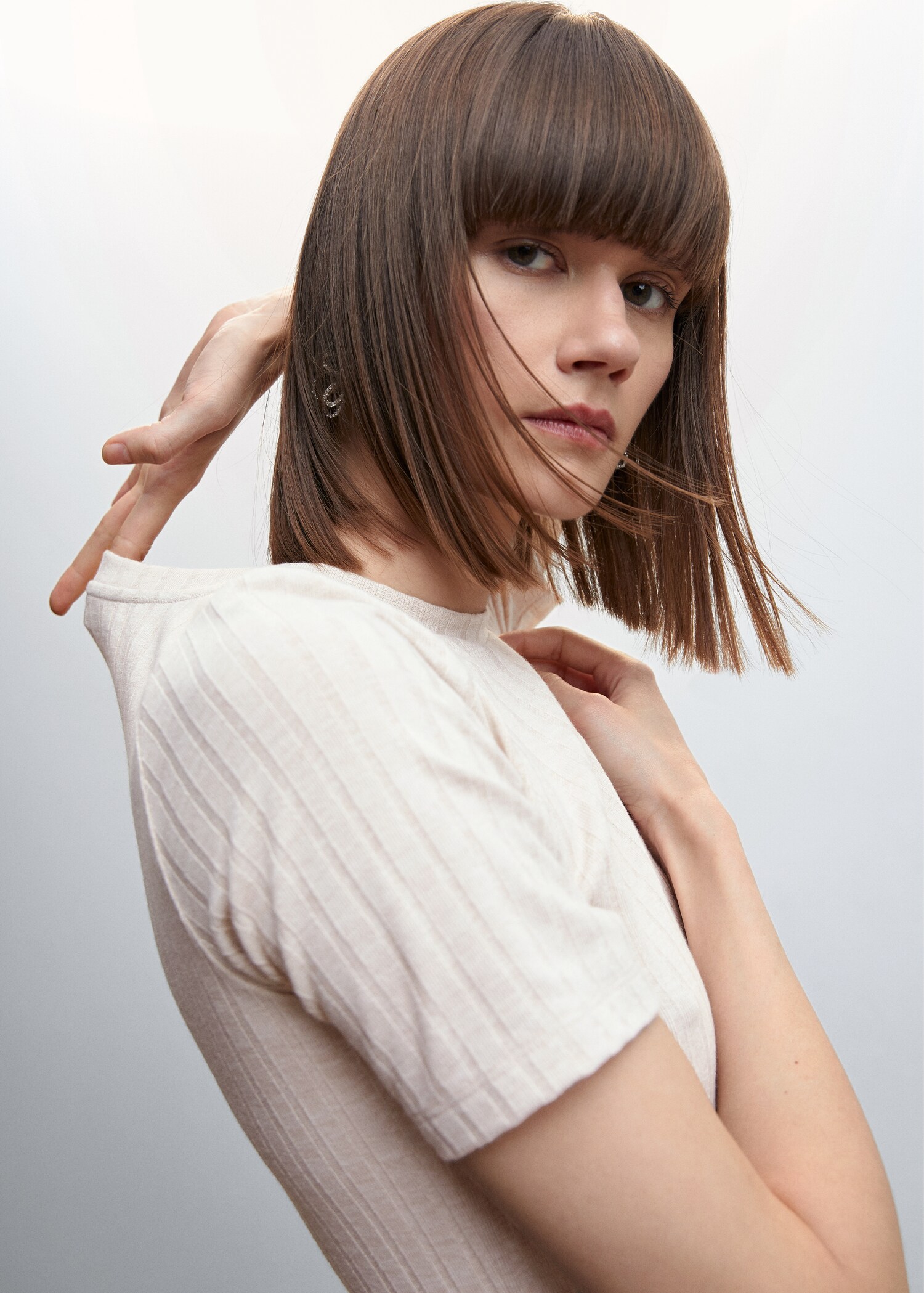 Ribbed knit dress - Details of the article 1