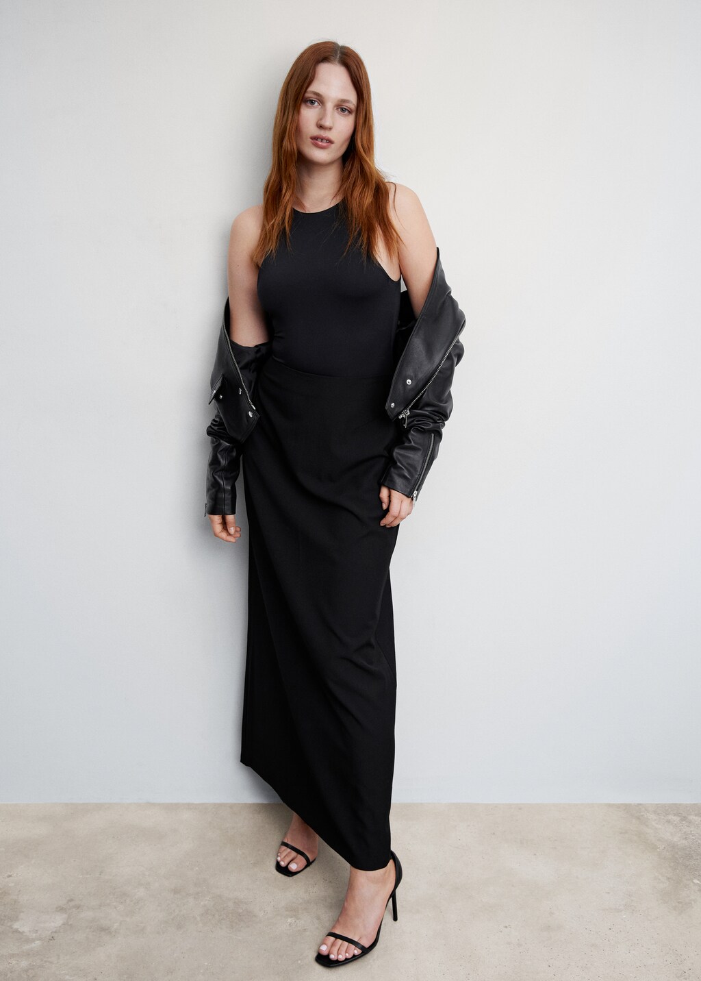 Jupe longue fluide Femme MANGO OUTLET Luxembourg