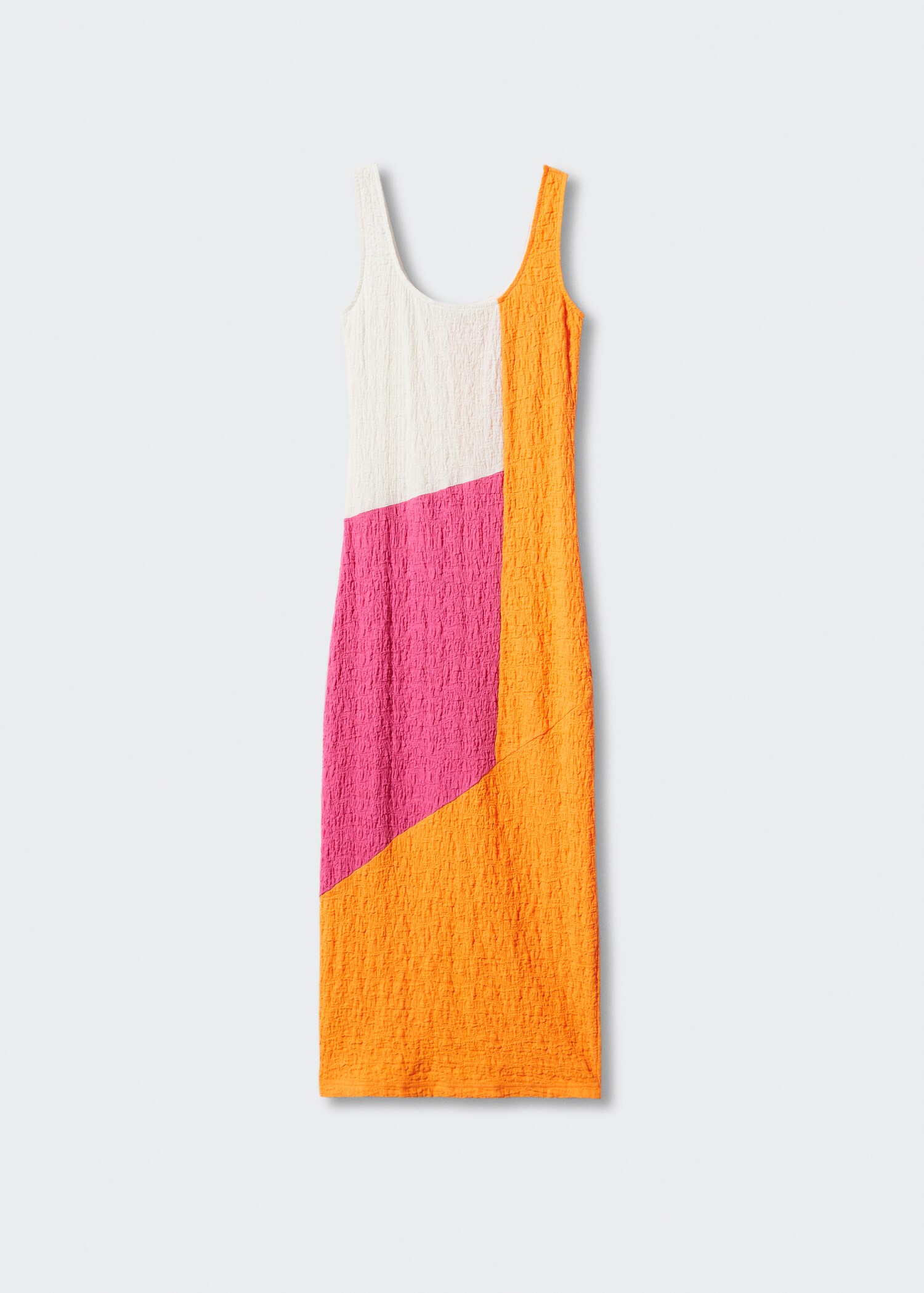 Textured knitted dress - Article without model