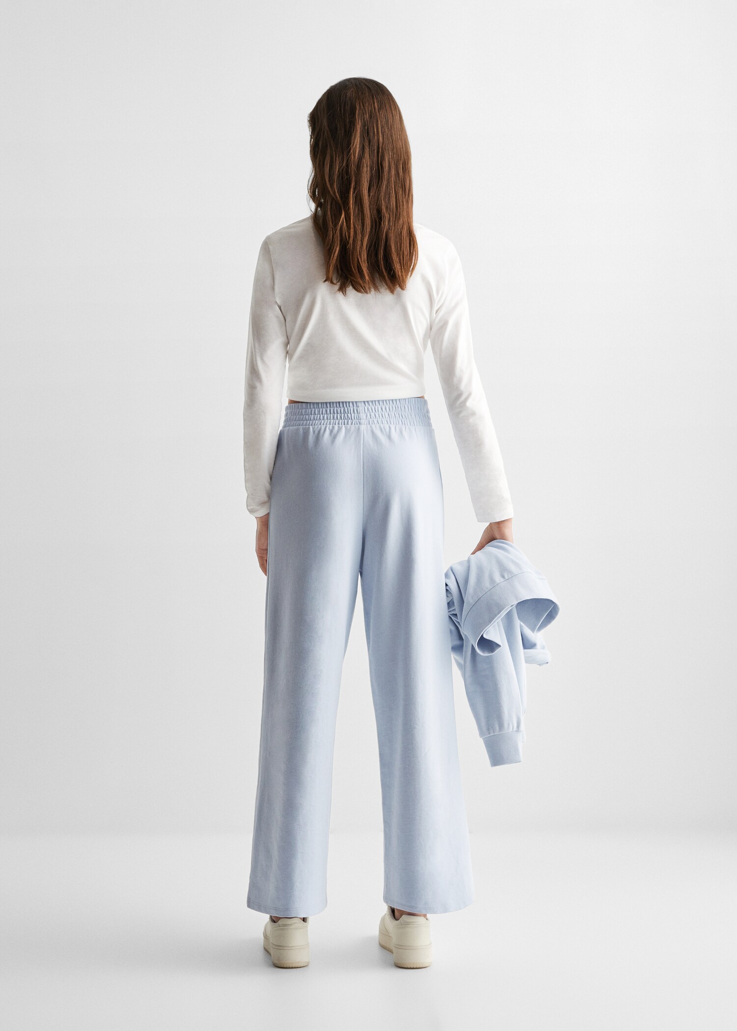 Knit jogger-style trousers - Reverse of the article