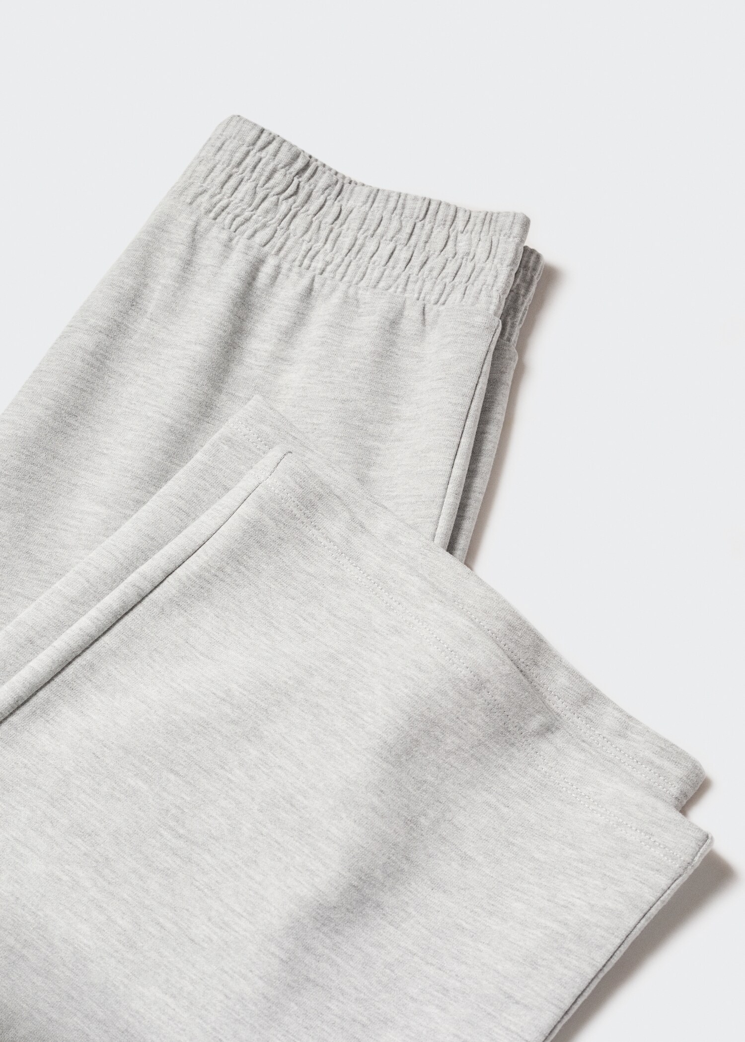 Knit jogger-style trousers - Details of the article 8