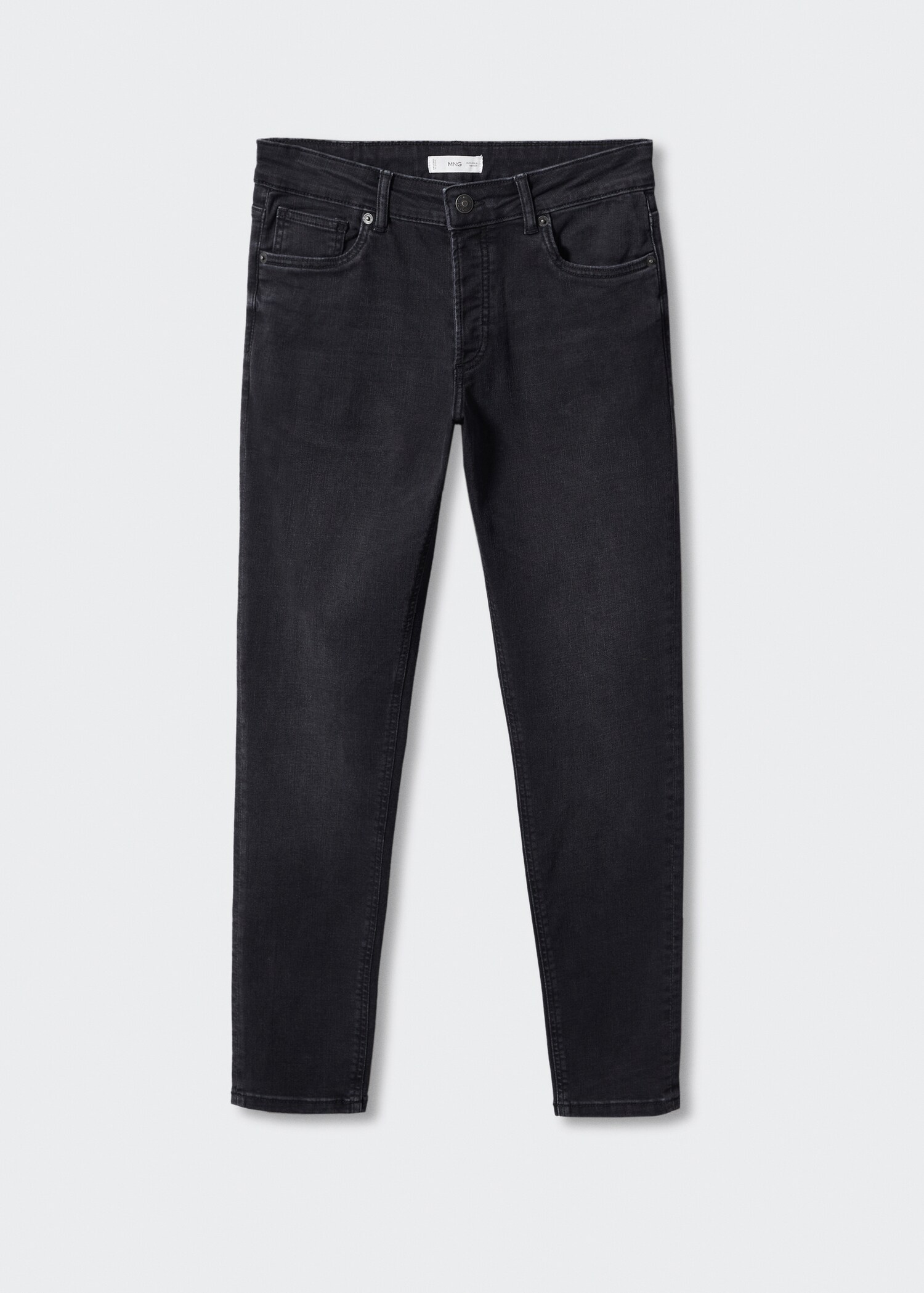Slim-fit jeans with buttons - Article without model