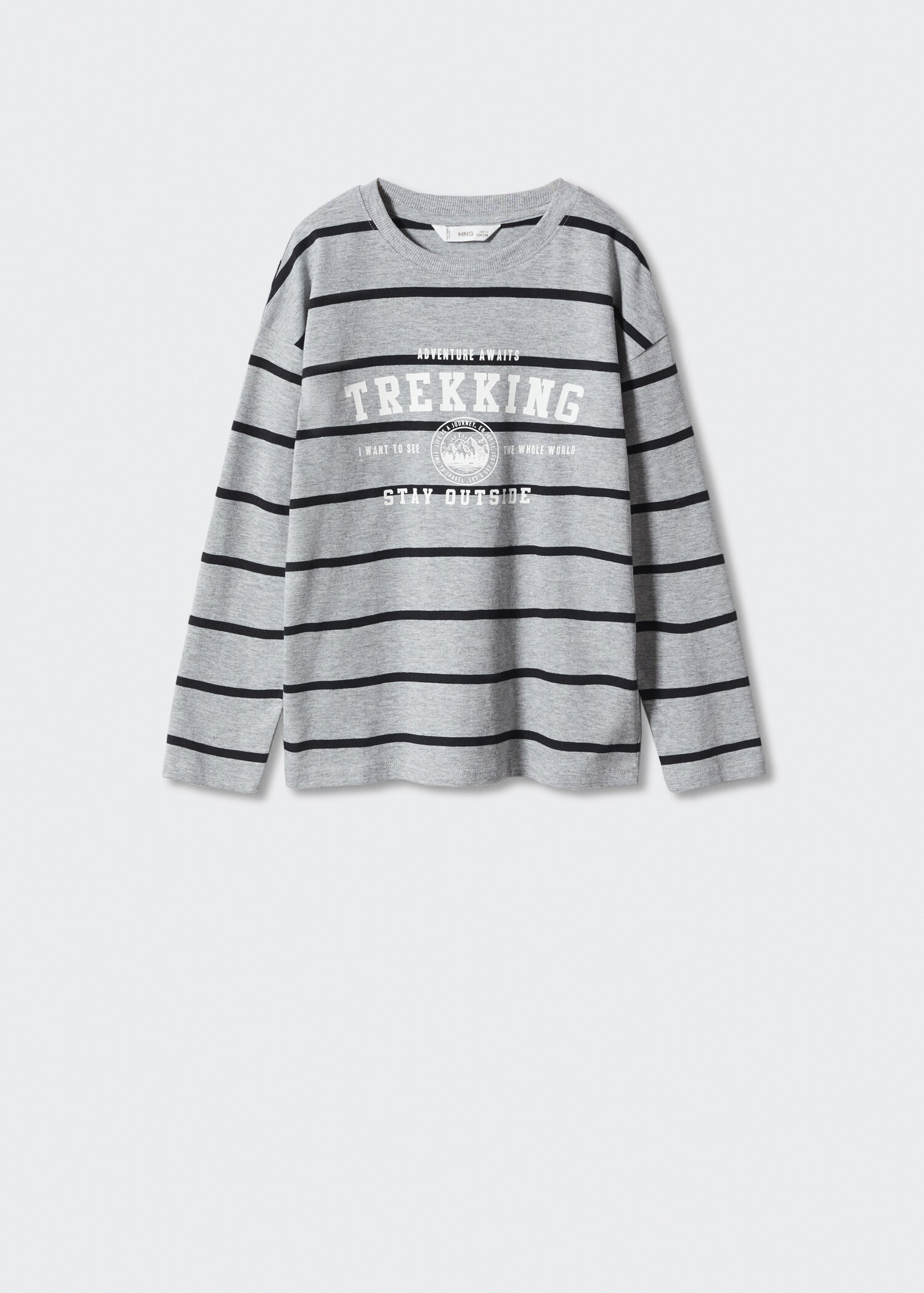 Printed cotton-blend T-shirt - Article without model