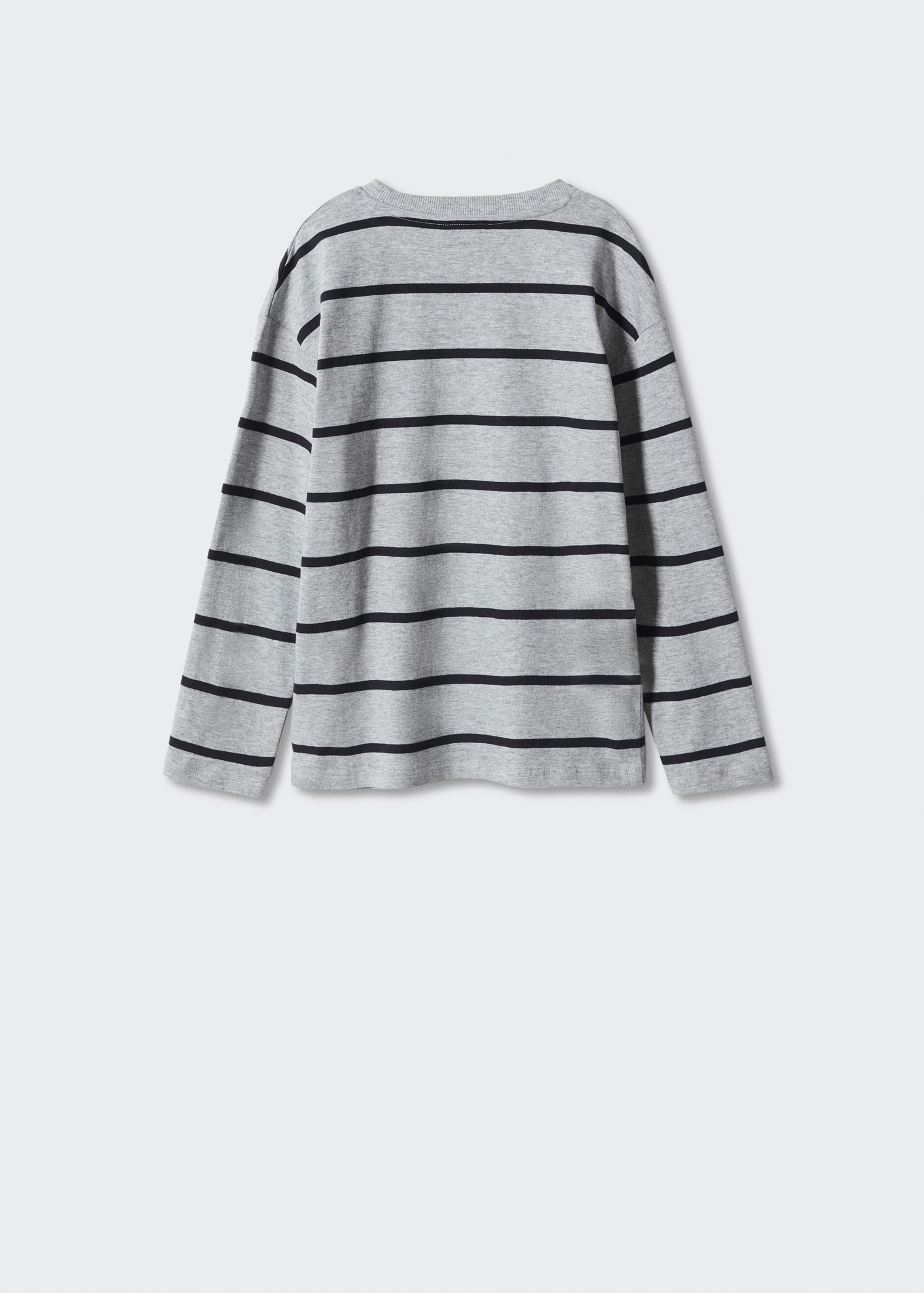 Printed cotton-blend T-shirt - Reverse of the article
