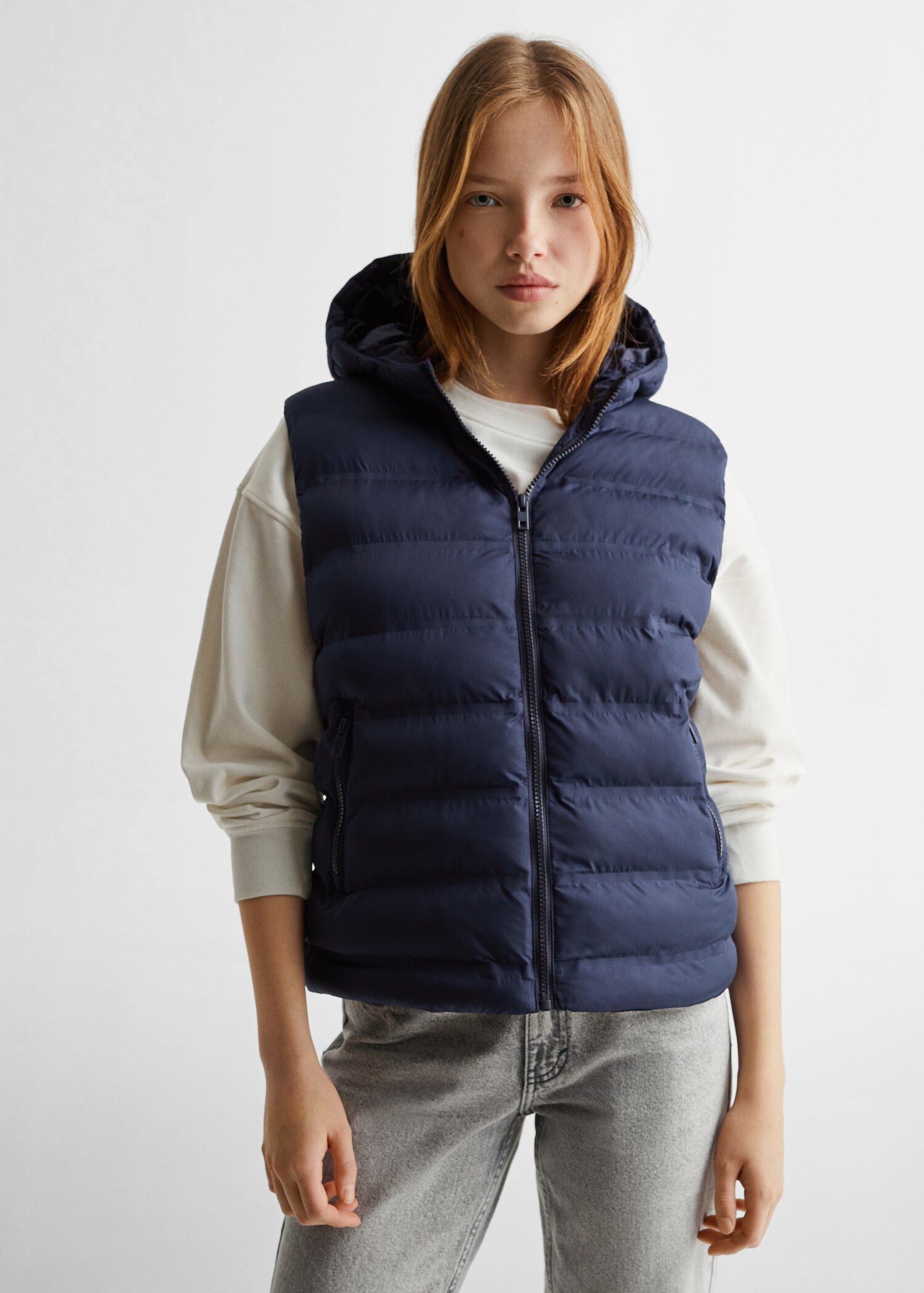 Gilet matelassé  - Plan moyen