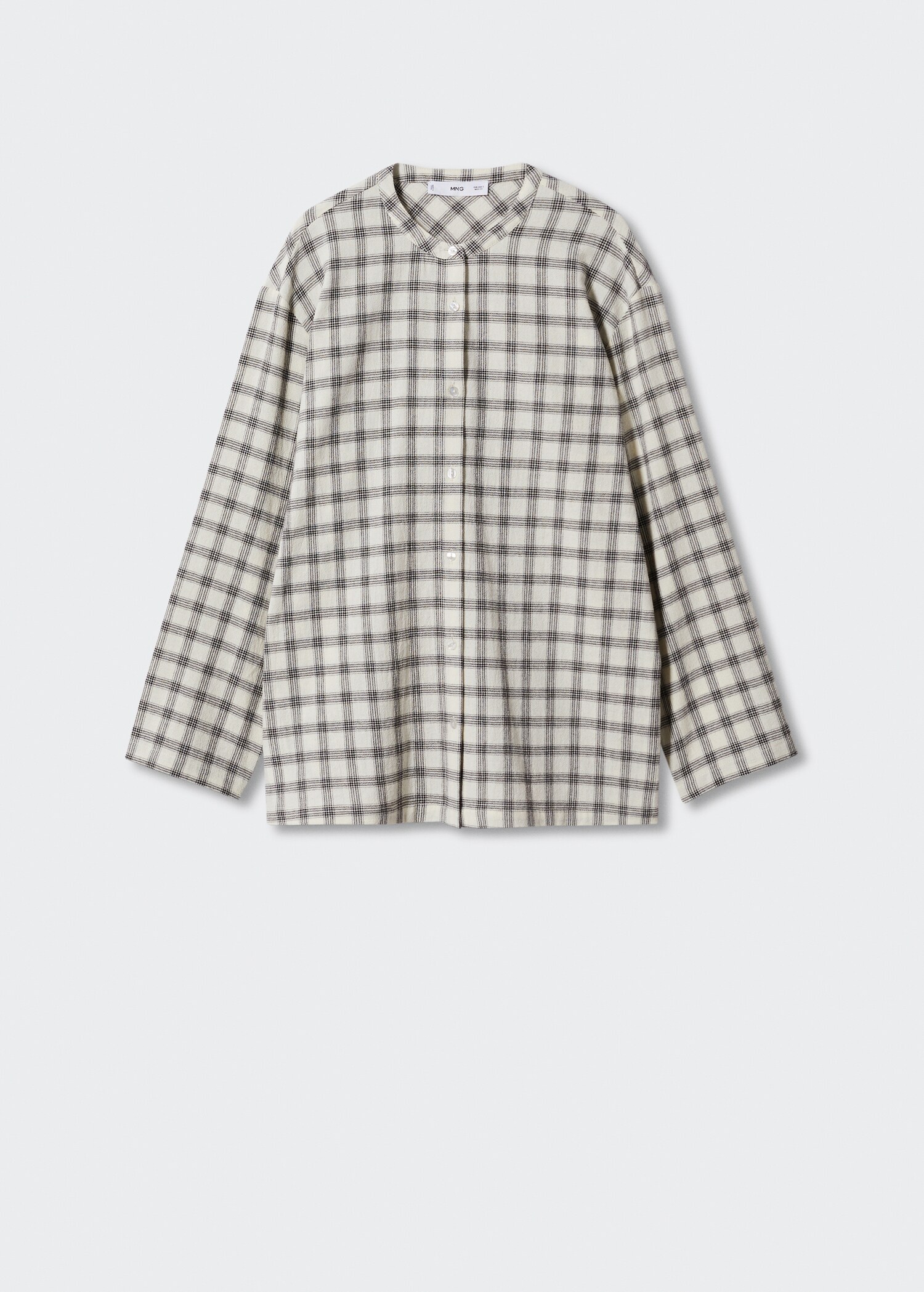 Chemise pyjama carreaux flanelle - Article sans modèle