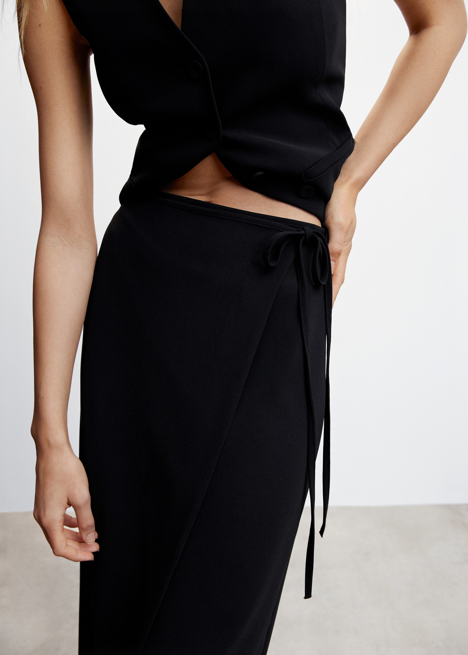 Bow midi skirt - Details of the article 6