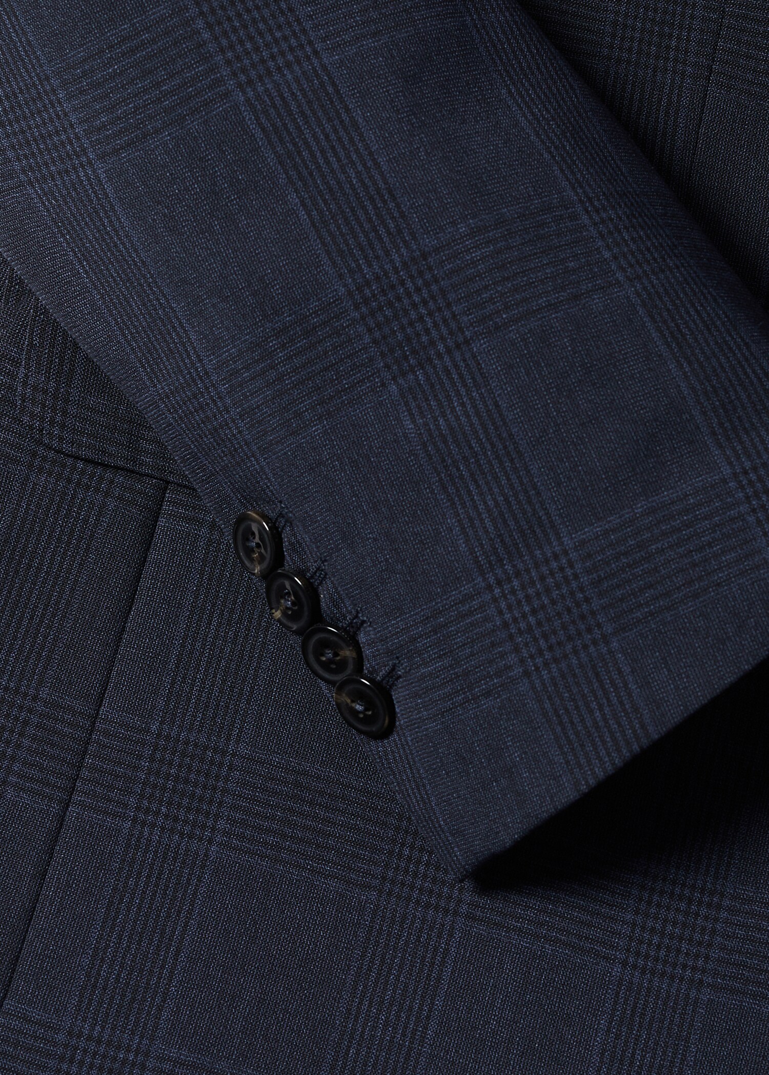 Slim fit virgin wool suit blazer - Details of the article 8