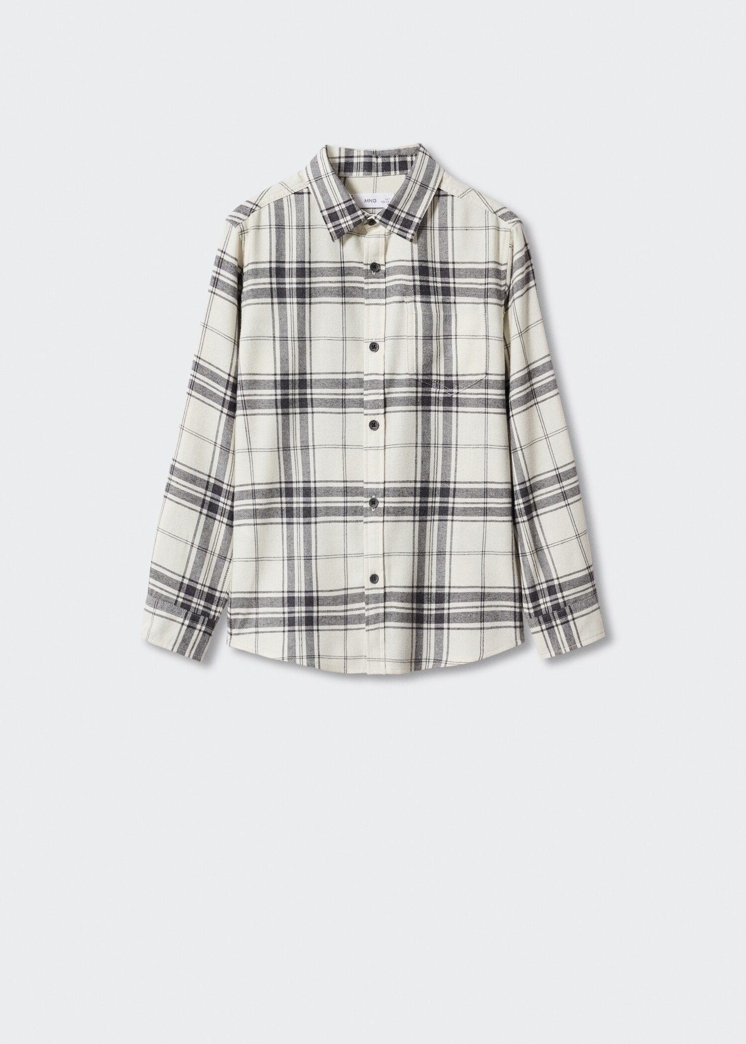 Check cotton shirt - Article without model