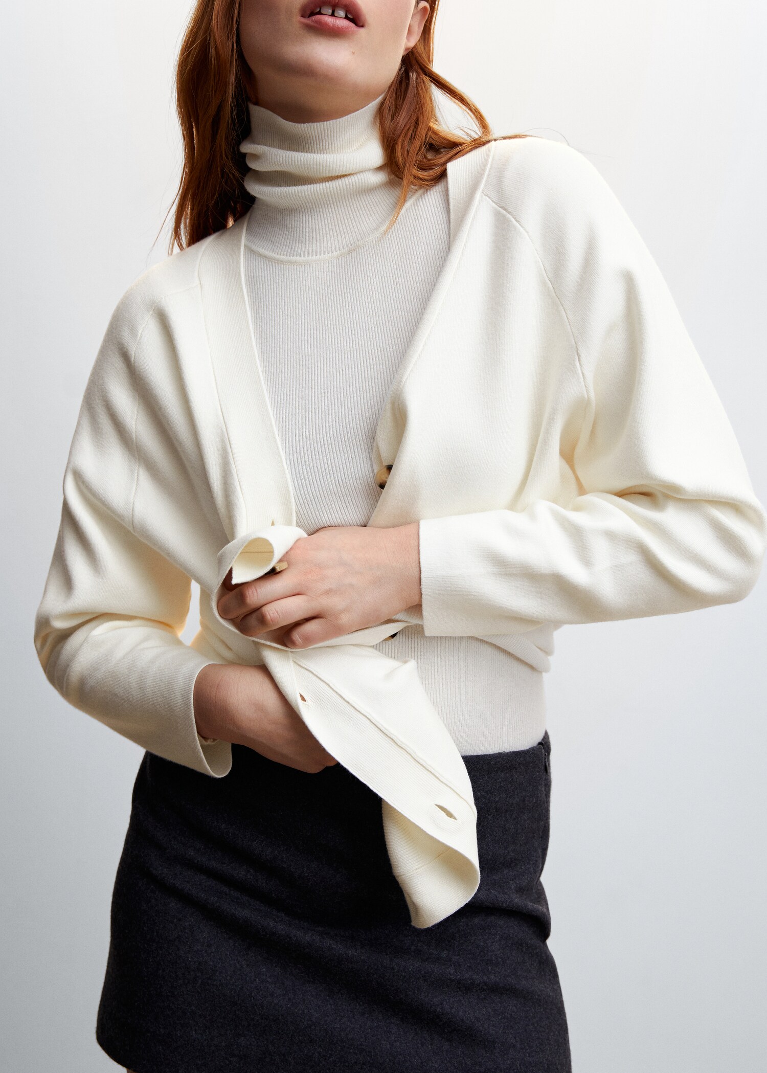 Button knit cardigan - Details of the article 1