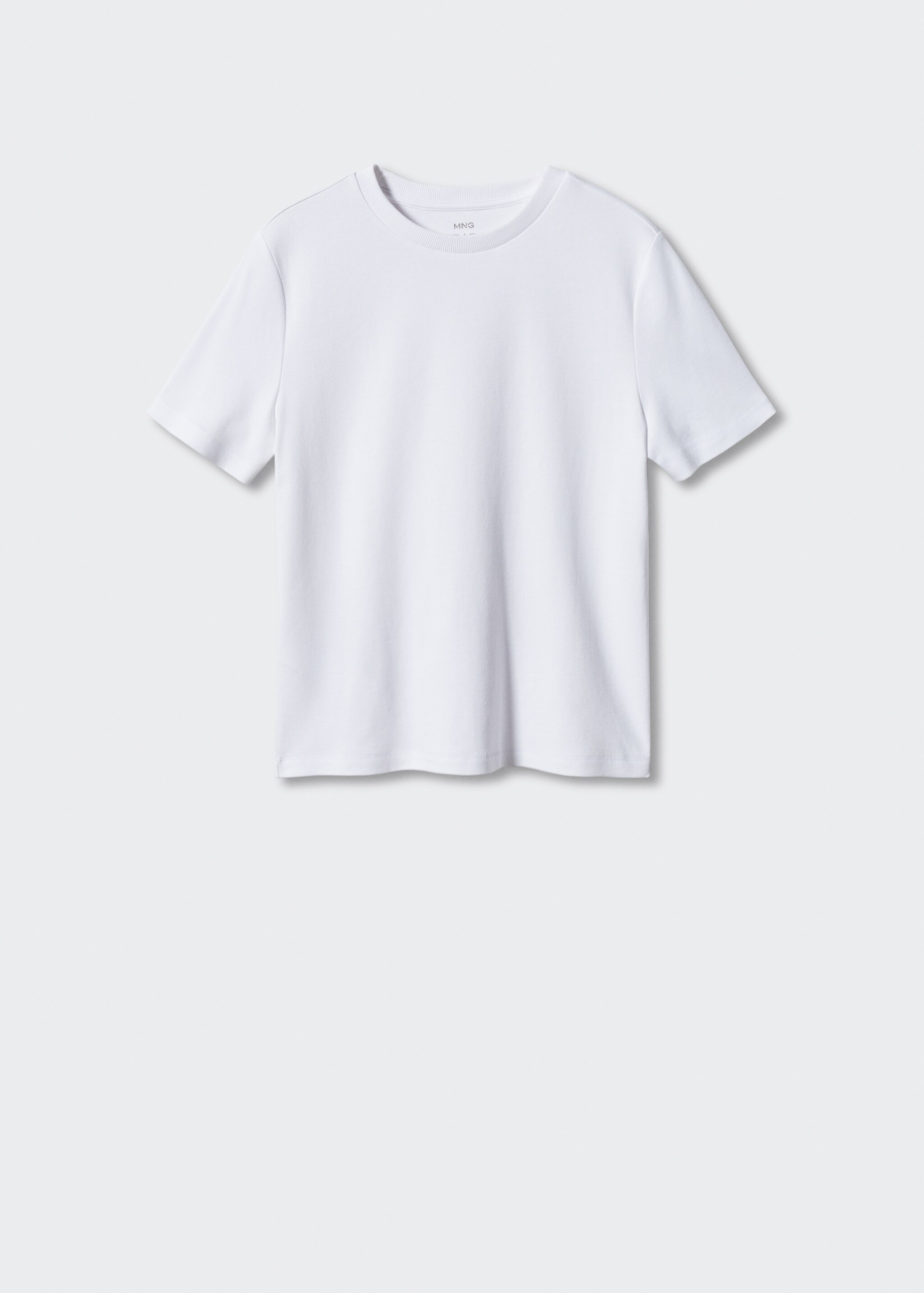 Baumwoll-T-Shirt mit Rundhalsausschnitt - Artikel ohne Model