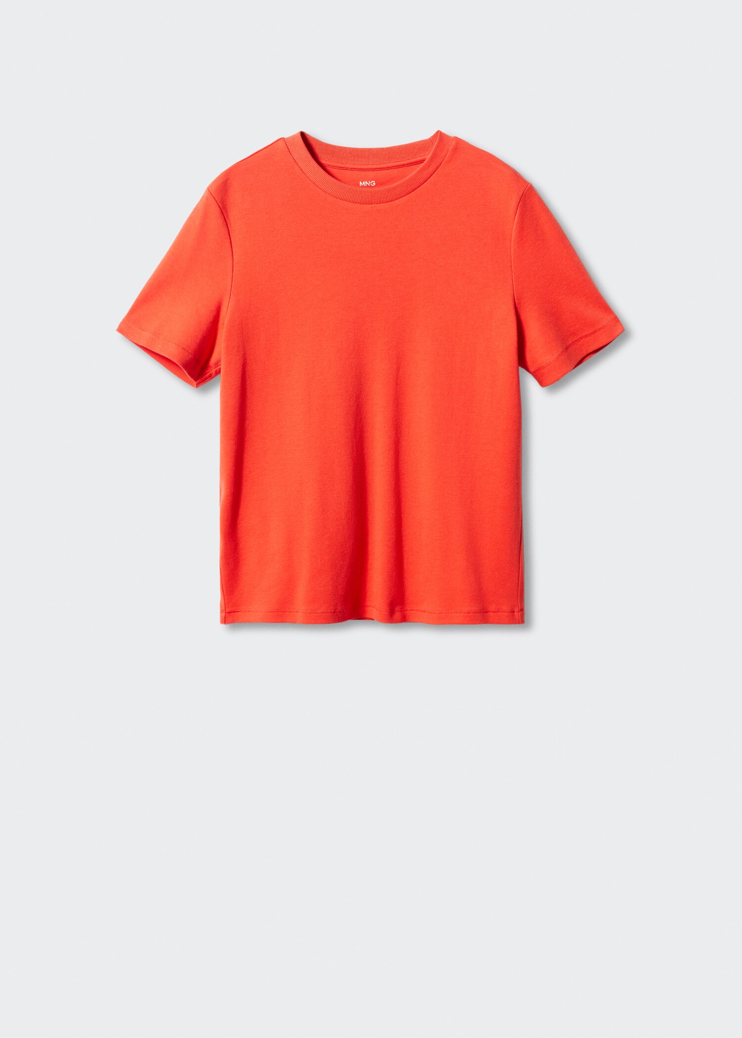 Rounded neck cotton t-shirt - Article without model