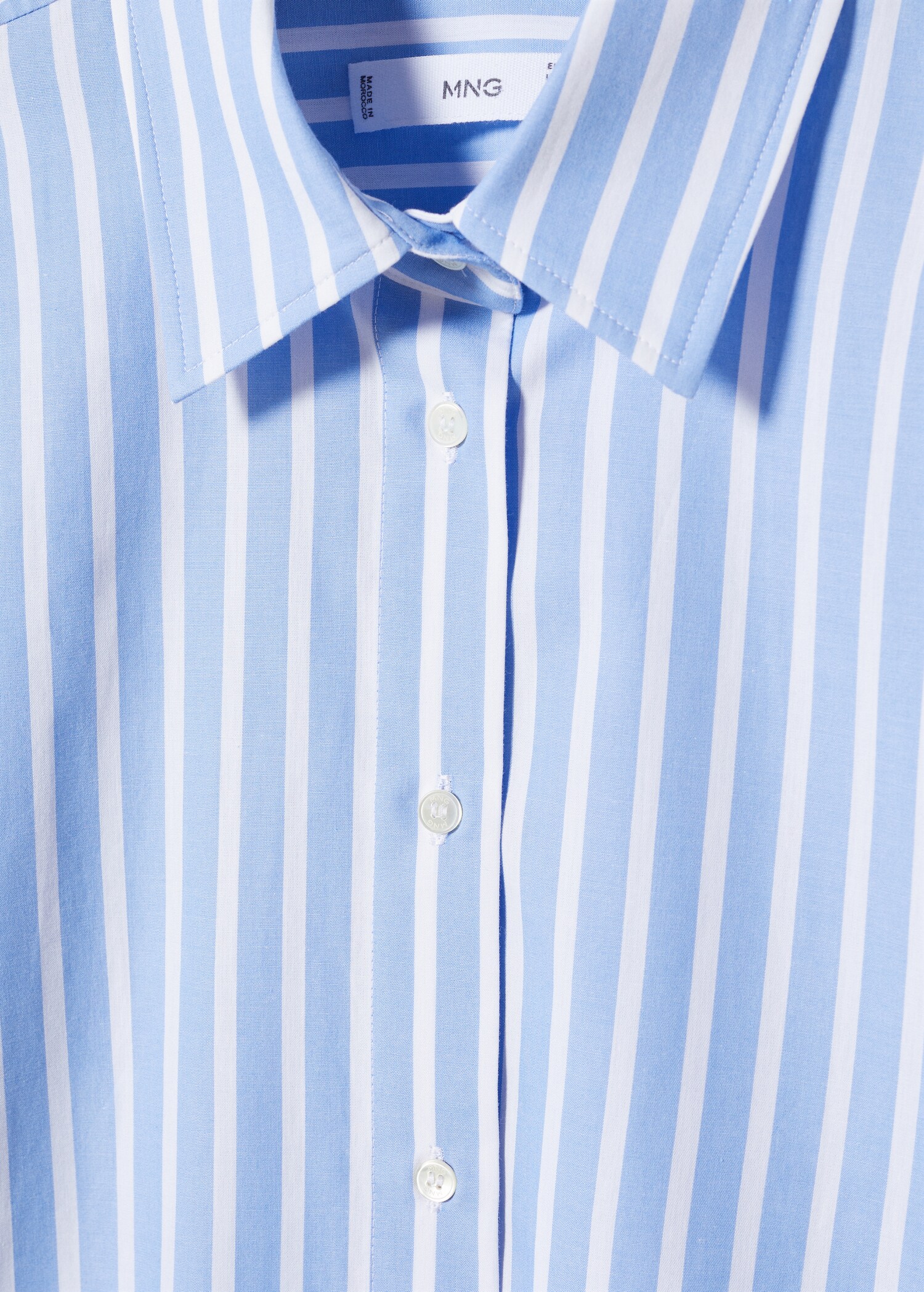 Gestreiftes Oversize-Hemd - Detail des Artikels 8