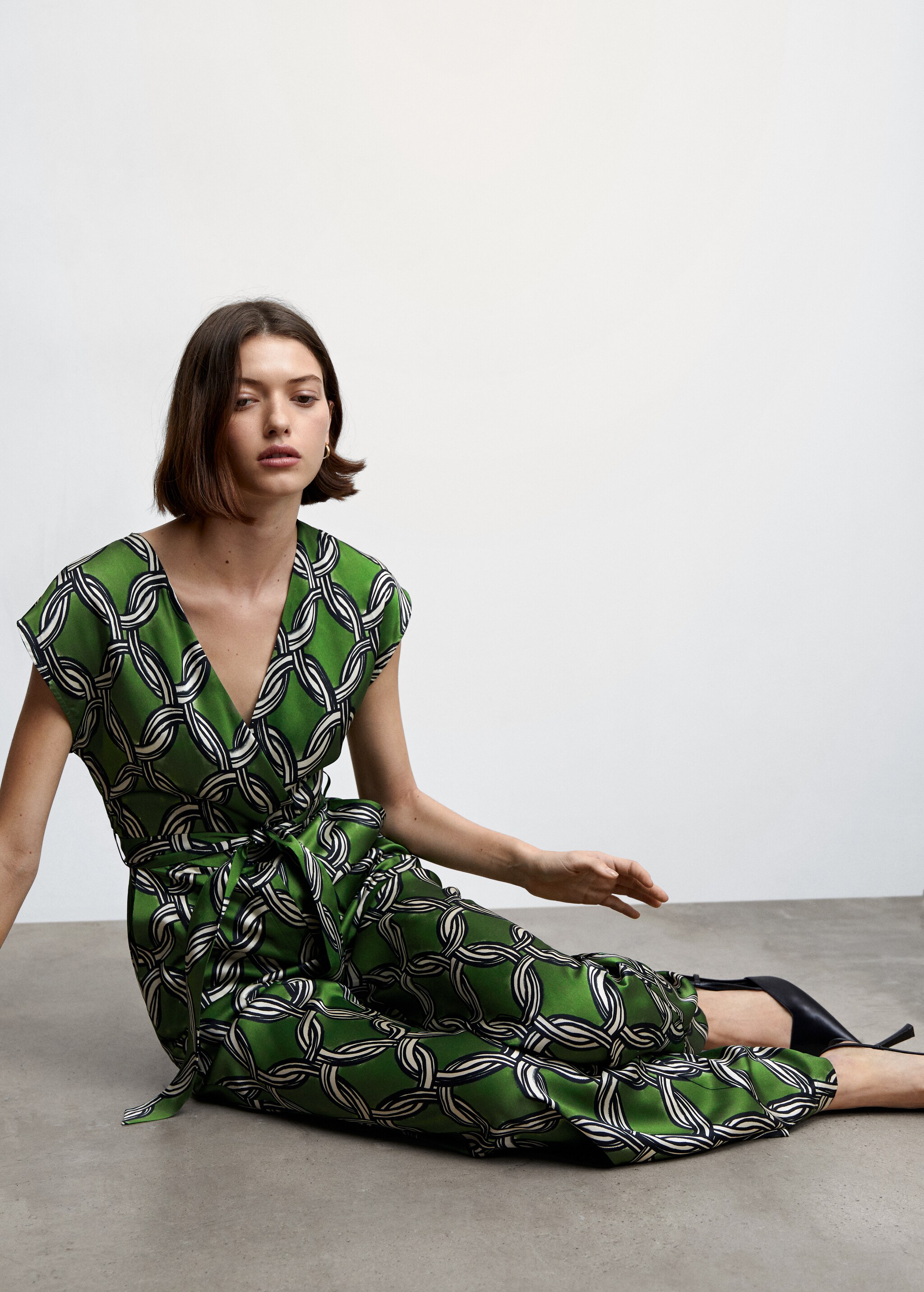 Chain-print jumpsuit - Details of the article 2