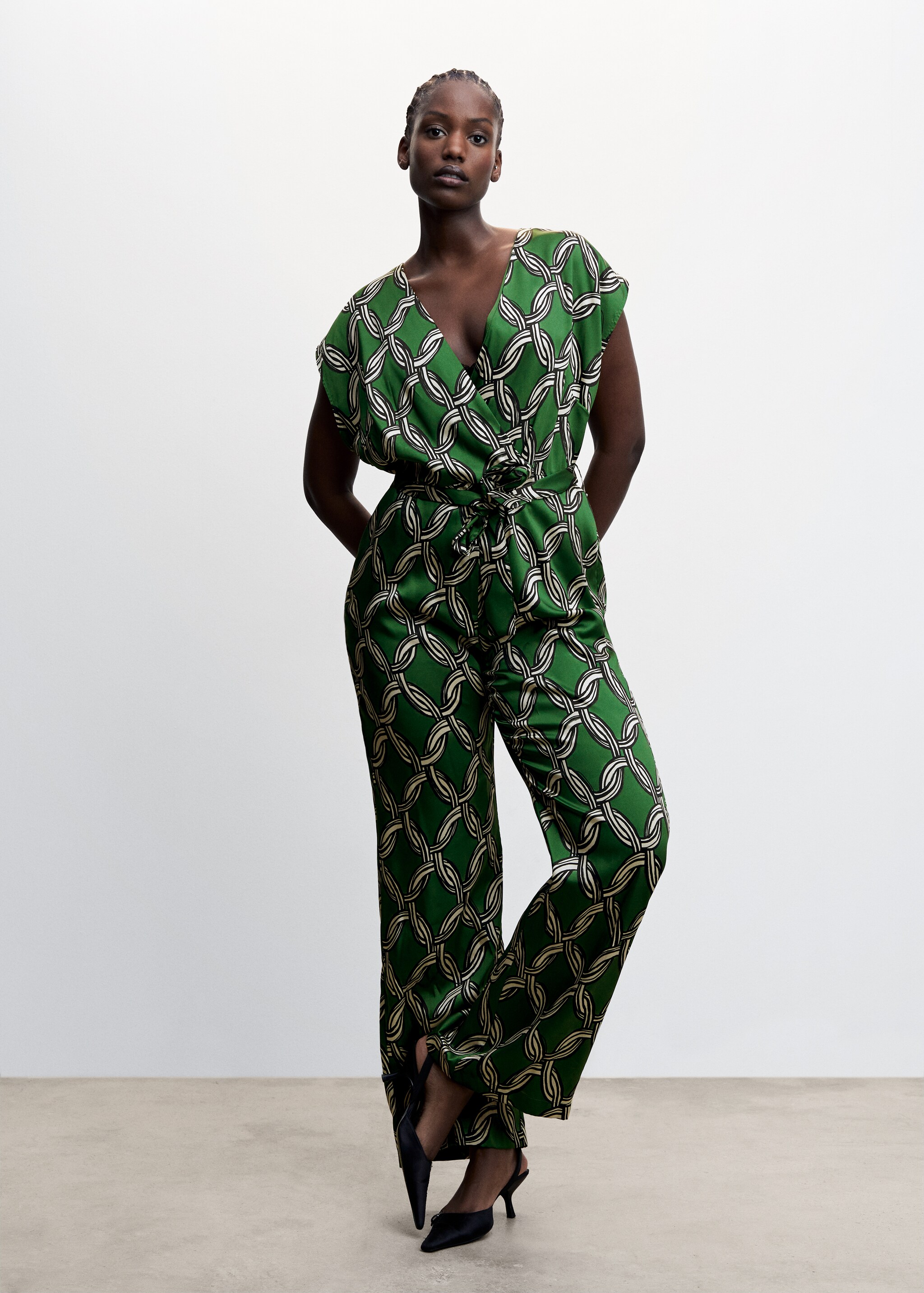 Chain-print jumpsuit - Details of the article 3