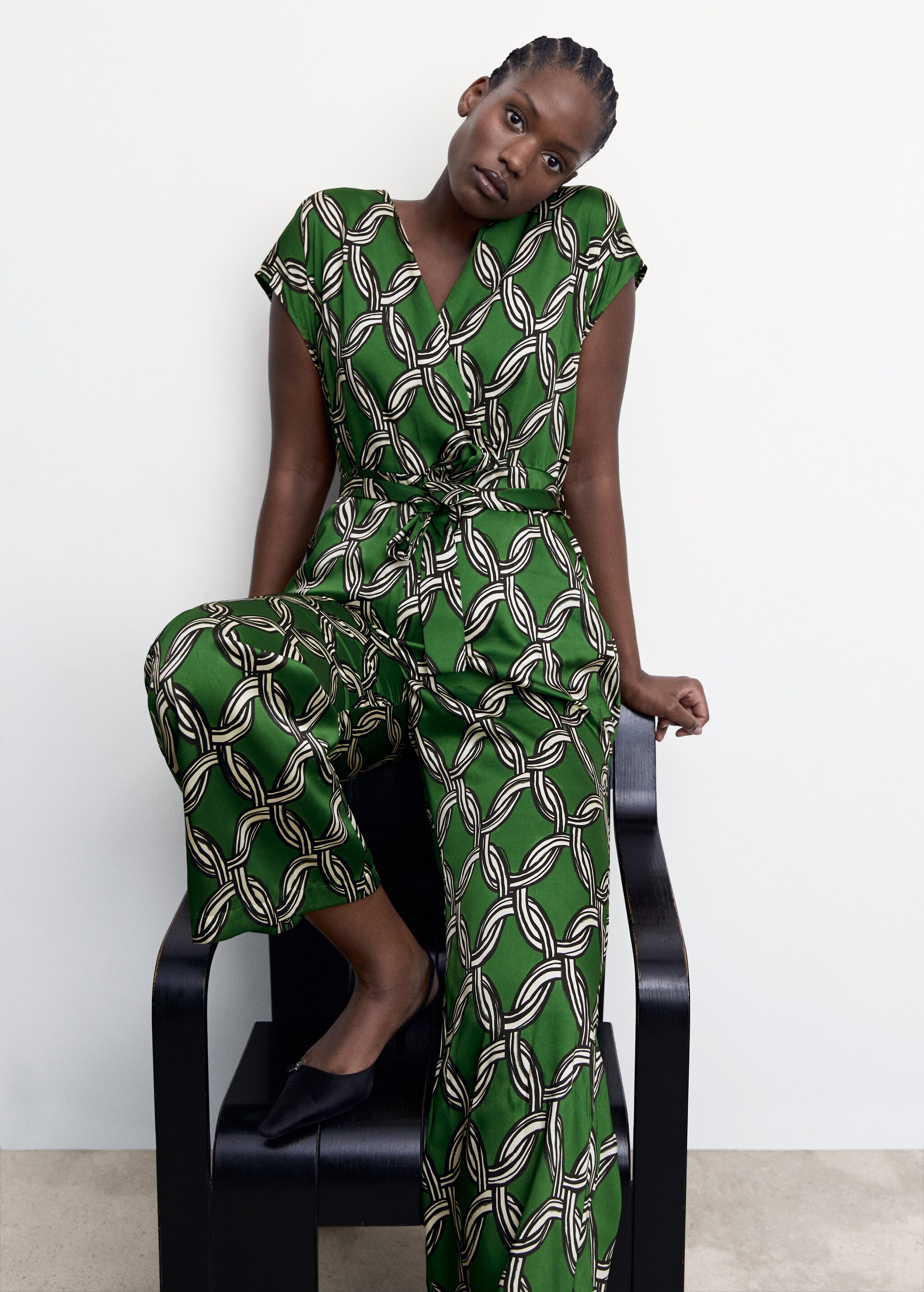 Chain-print jumpsuit - Details of the article 4