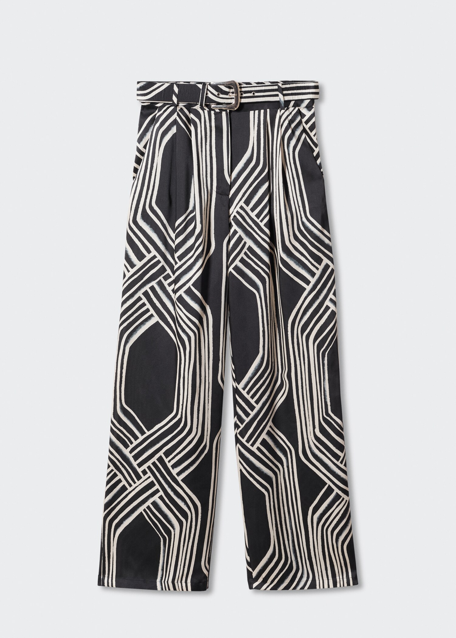 Pantaloni palazzo stampati - Articolo senza modello