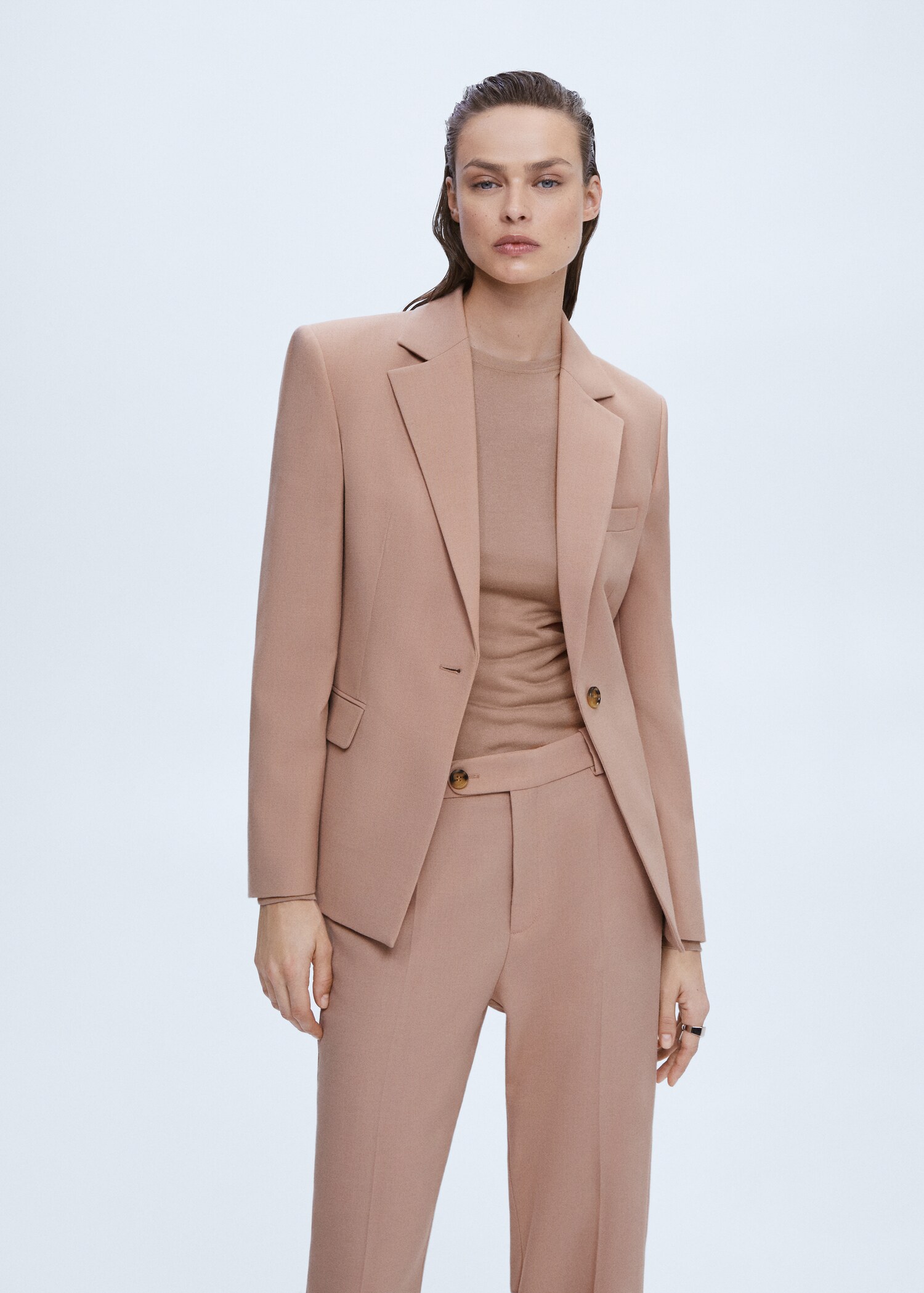 Straight suit pants - Details of the article 1