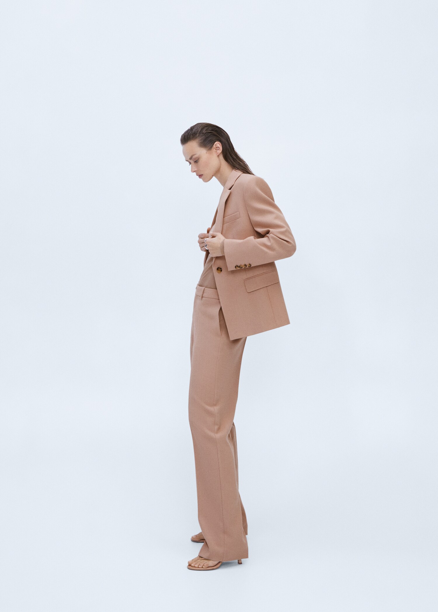 Straight suit pants - Details of the article 2