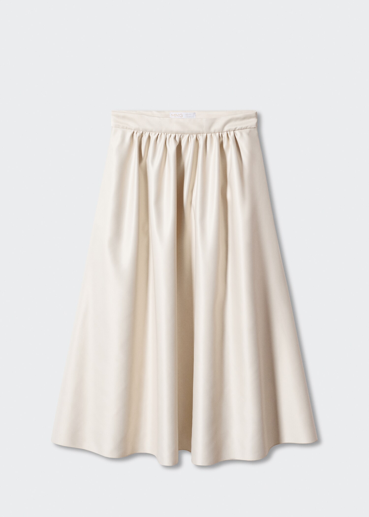 Midi satin skirt - Article without model