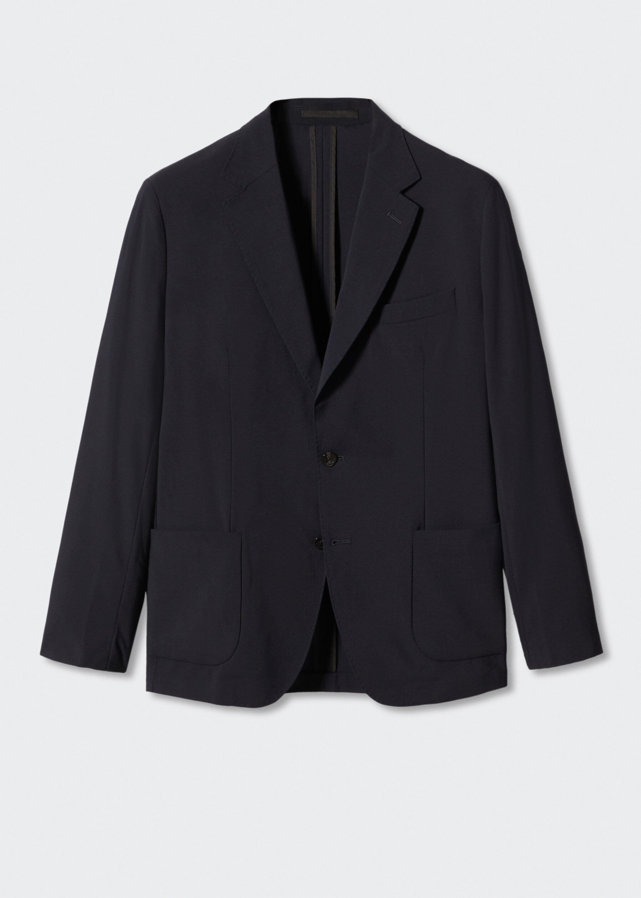 Breathable slim-fit suit jacket - Article without model