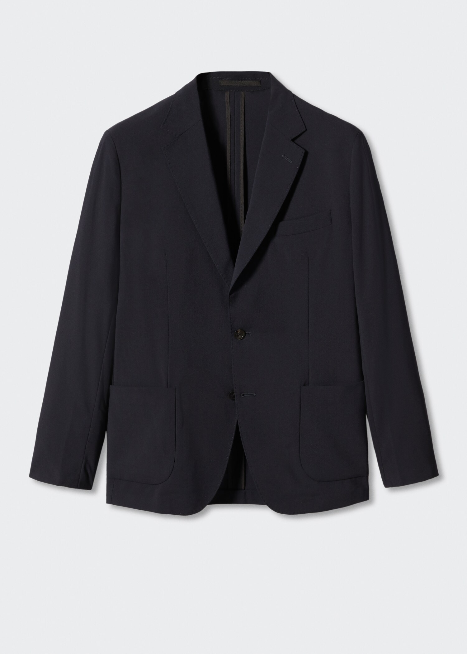 Breathable slim-fit suit blazer - Article without model