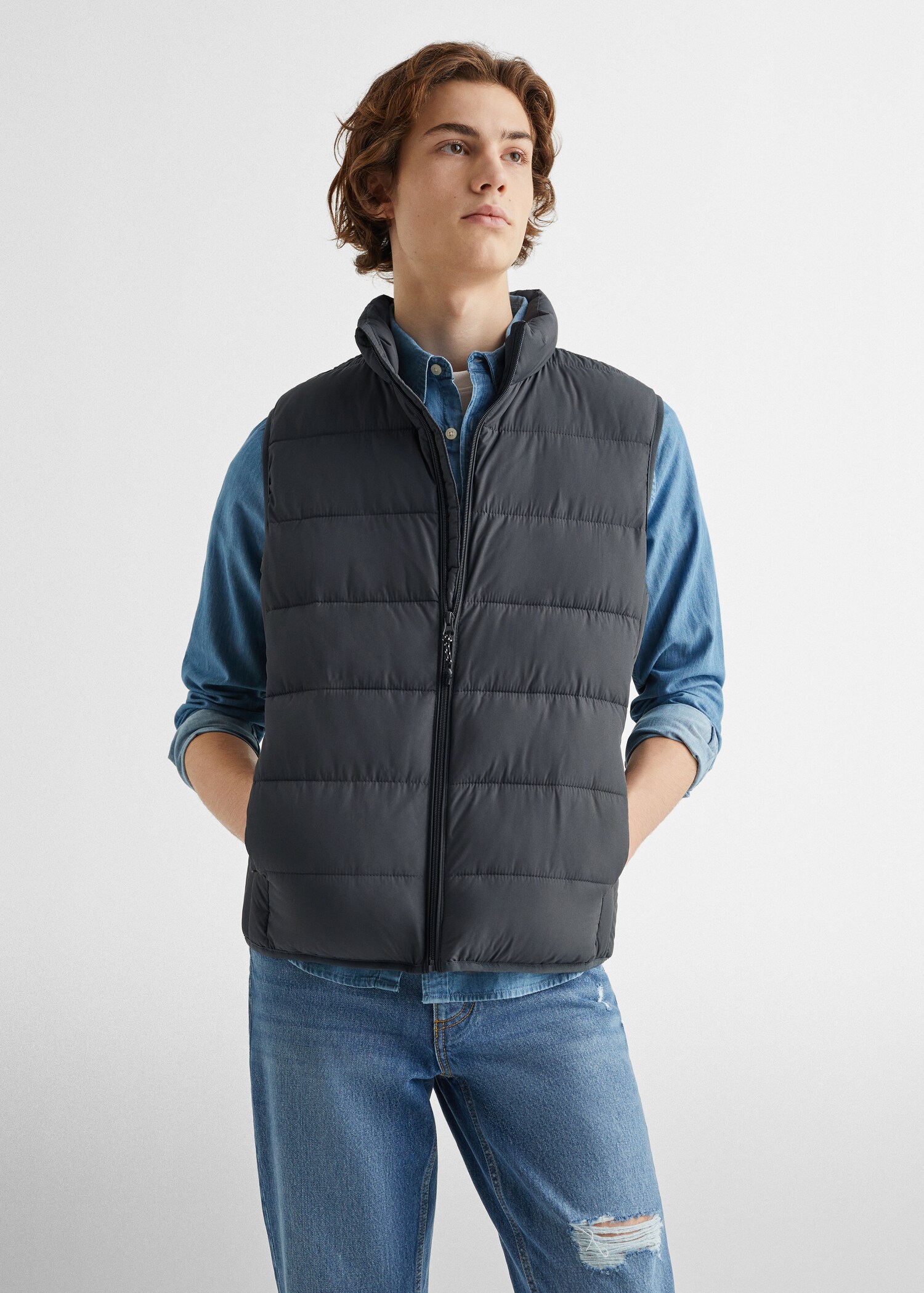 Feather gilet - Medium plane