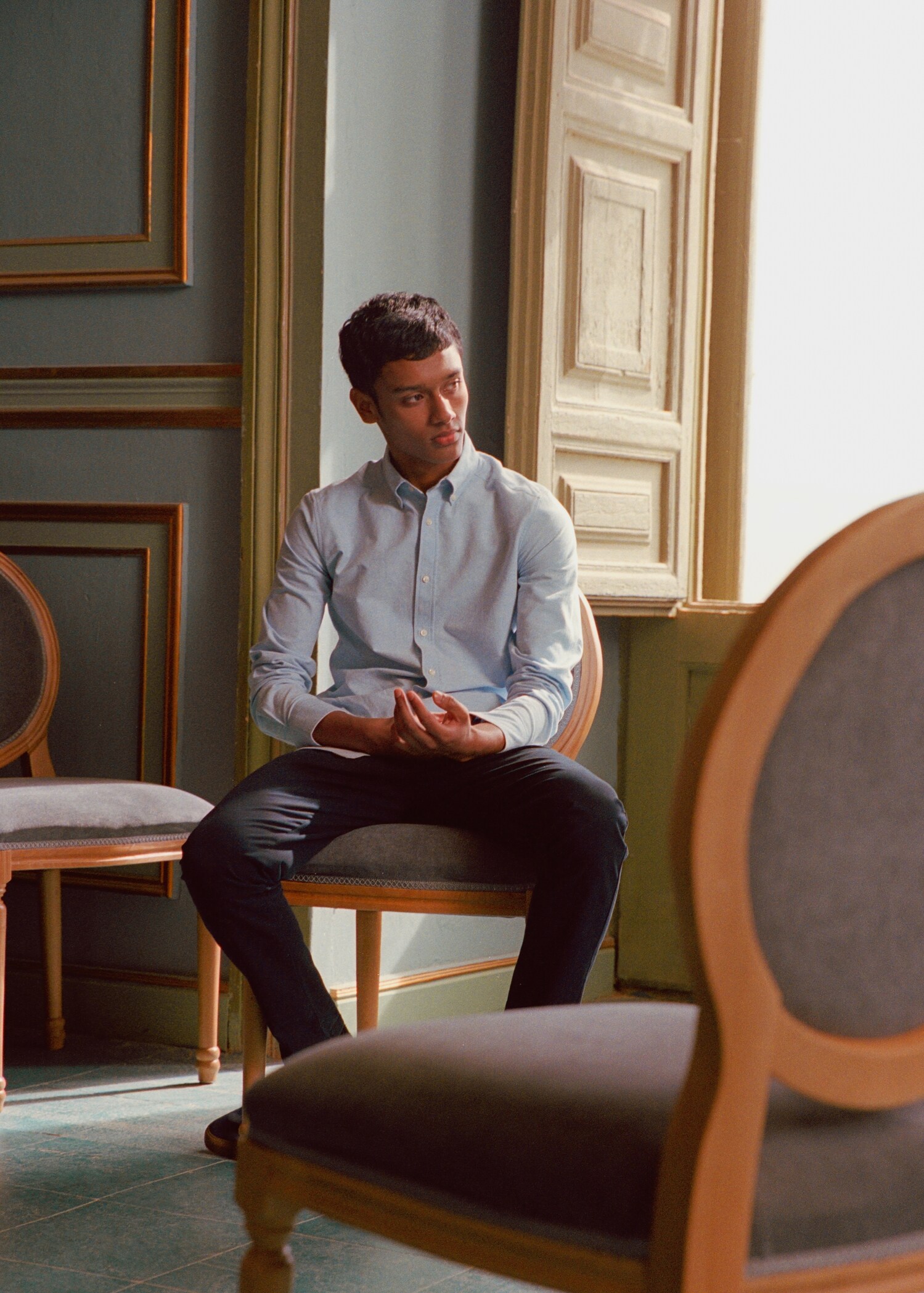 Camisa regular fit Oxford algodón - Detalle del artículo 5