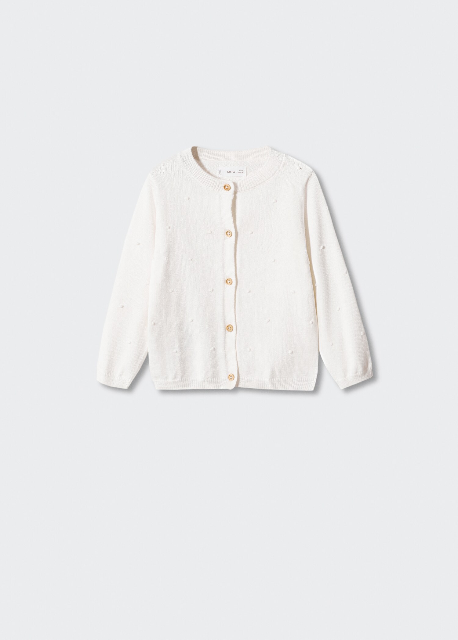 Cotton-blend cardigan - Article without model